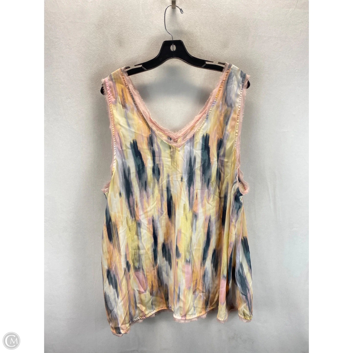 Top Sleeveless By Torrid In Pink & Purple, Size: 22