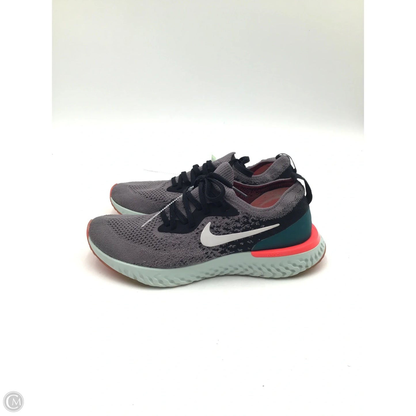 Shoes Athletic By Nike In Grey & Pink, Size: 9
