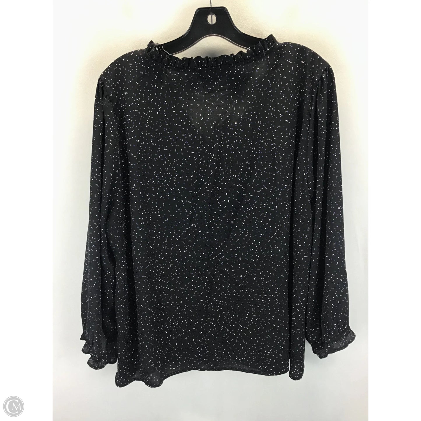 Top Short Sleeve By Cece In Black, Size: Xxl