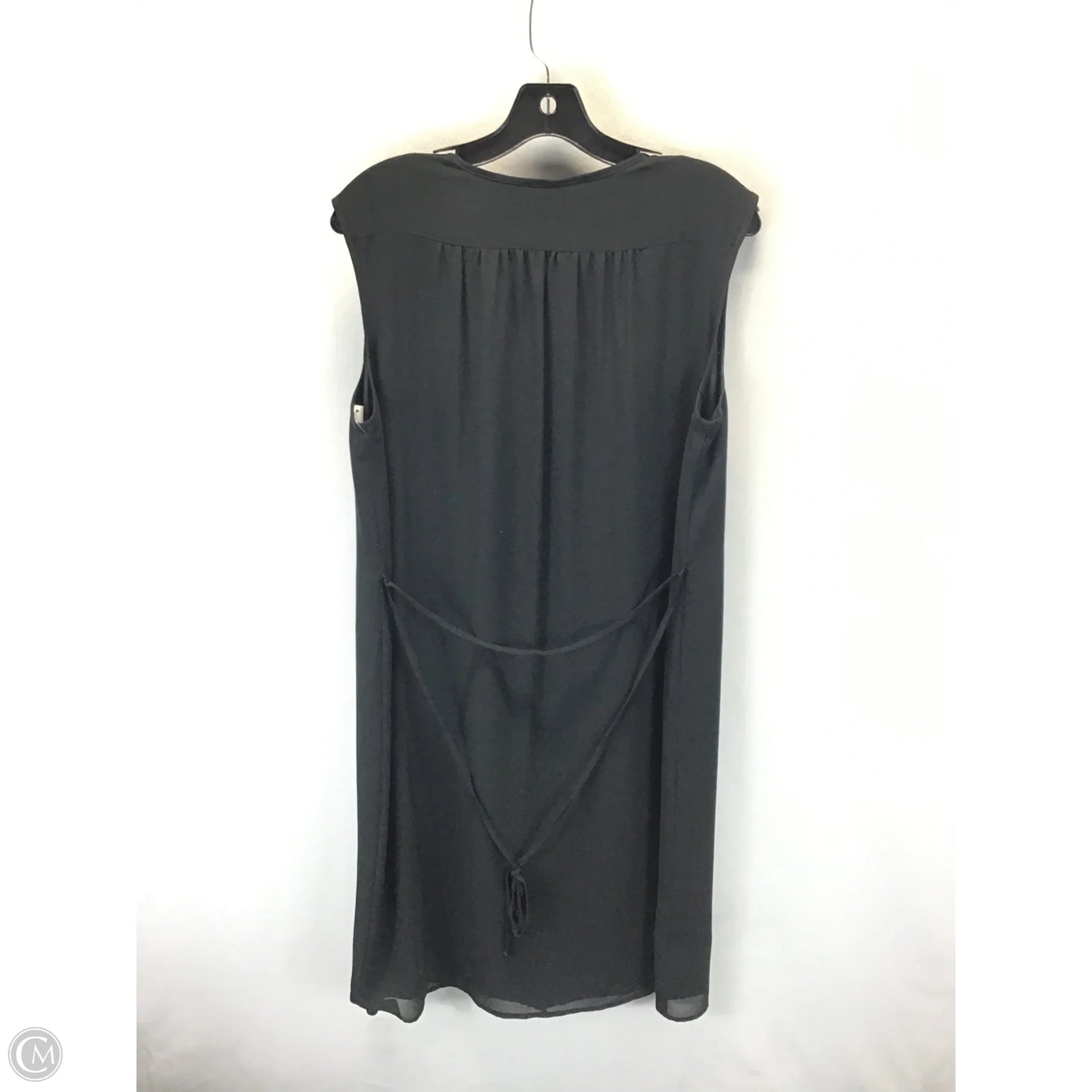 Dress Casual Midi By Ann Taylor In Black, Size: M