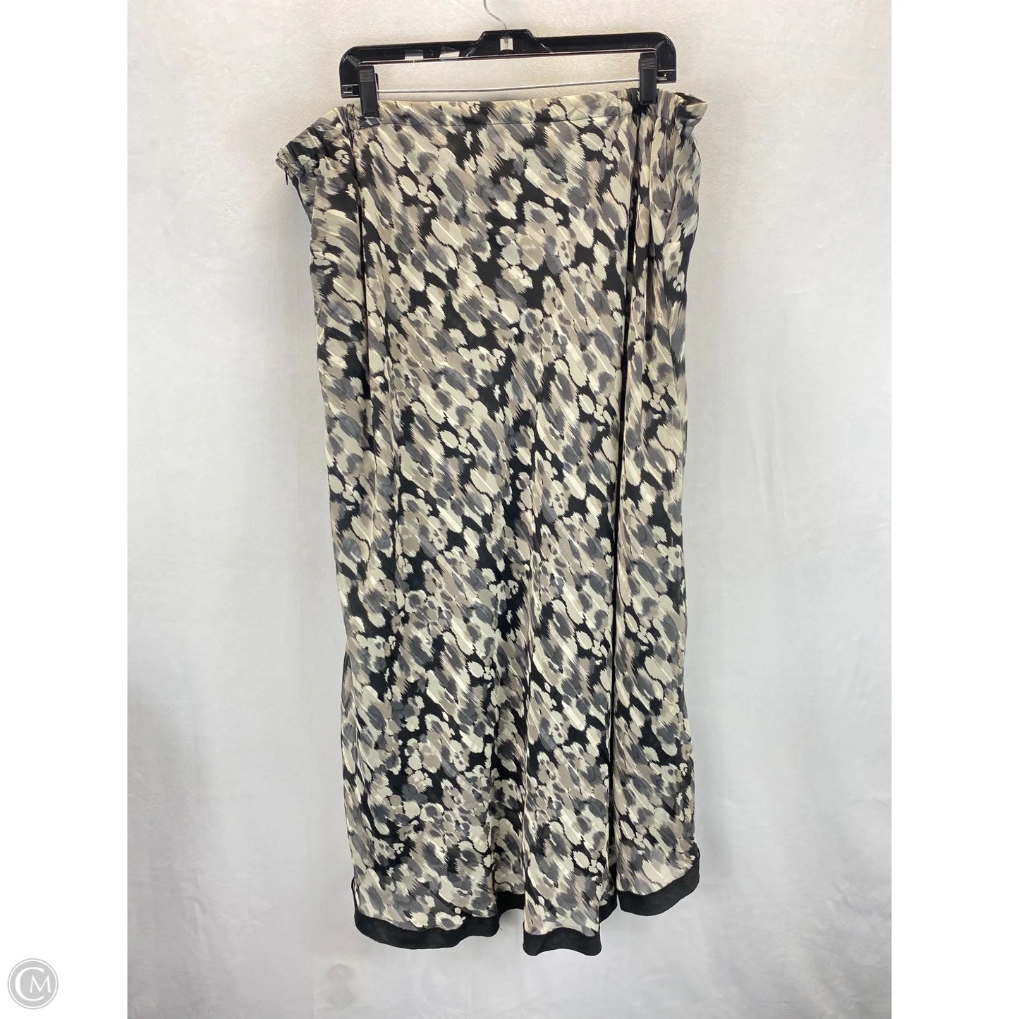 Skirt Maxi By Maggie Barnes In Black & White, Size: 1x