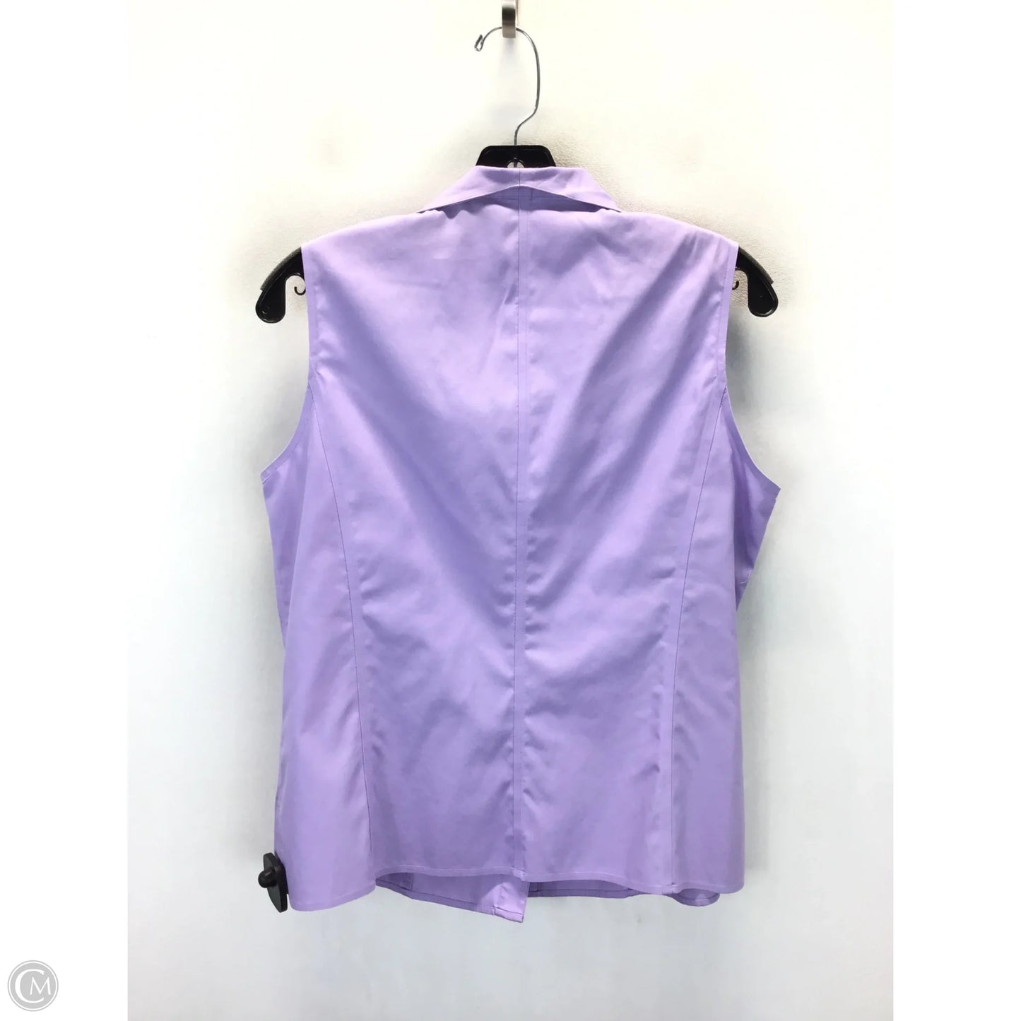 Top Sleeveless By New York And Co In Purple, Size: 8