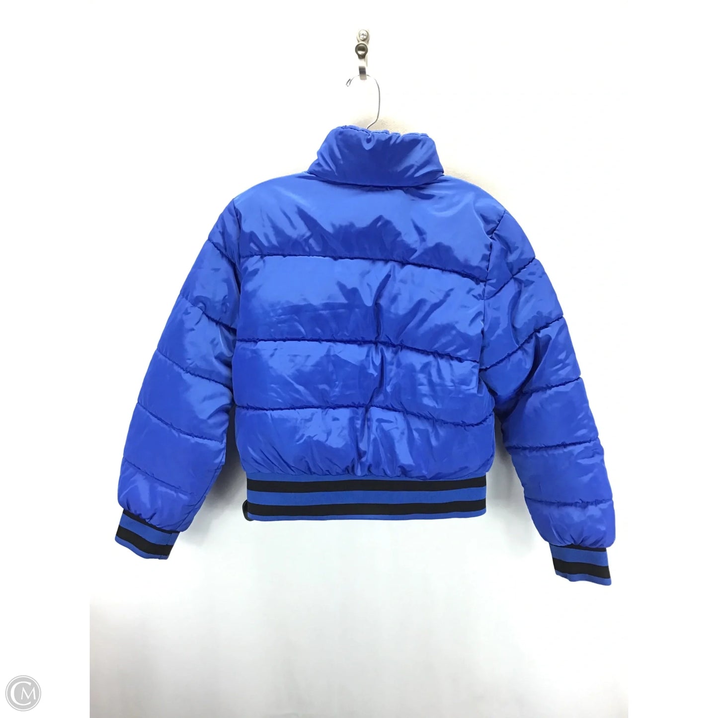 Jacket Puffer & Quilted By Fashion Nova In Blue, Size: M
