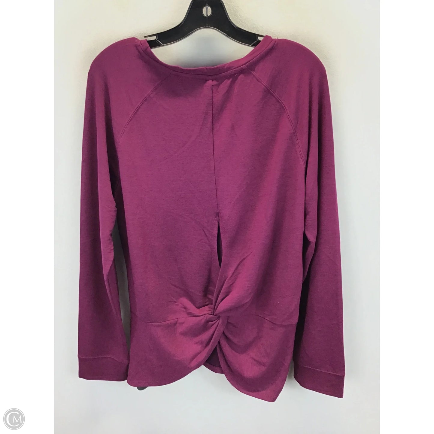 Top Long Sleeve By Yogalicious In Purple, Size: L