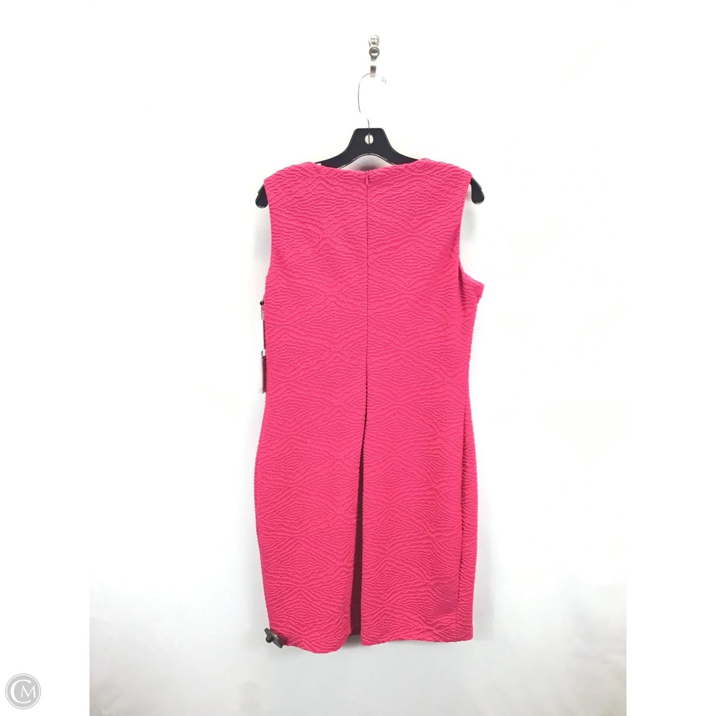 Dress Casual Midi By Calvin Klein In Pink, Size: 12