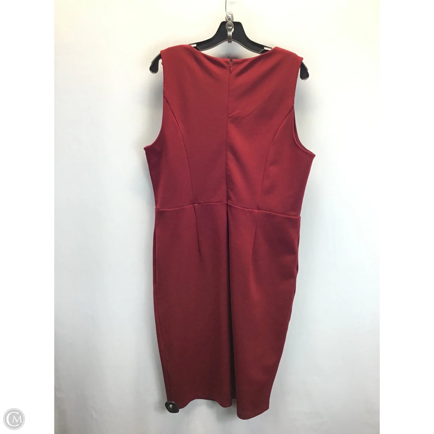 Dress Casual Midi By Eci In Red, Size: Xl