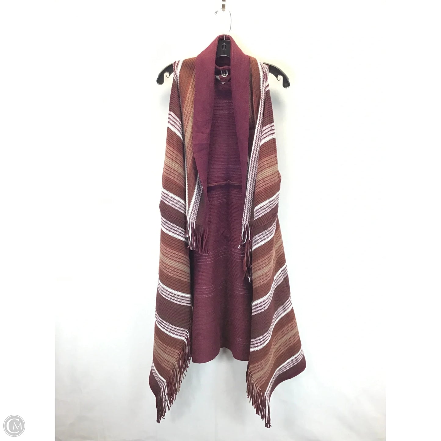 Shawl By Apt 9 In Maroon, Size: Osfm