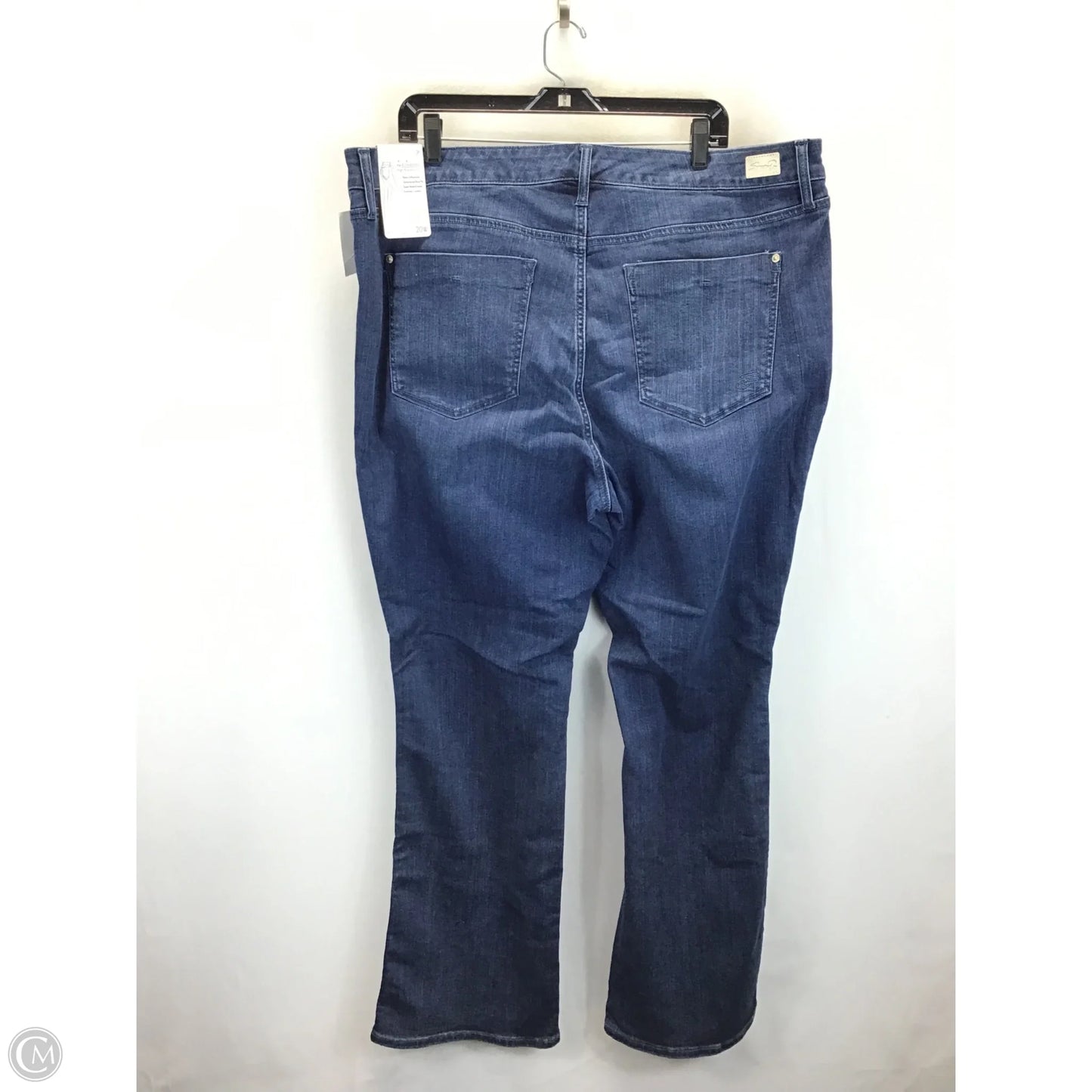 Jeans Boot Cut By Seven 7 In Blue Denim, Size: 20