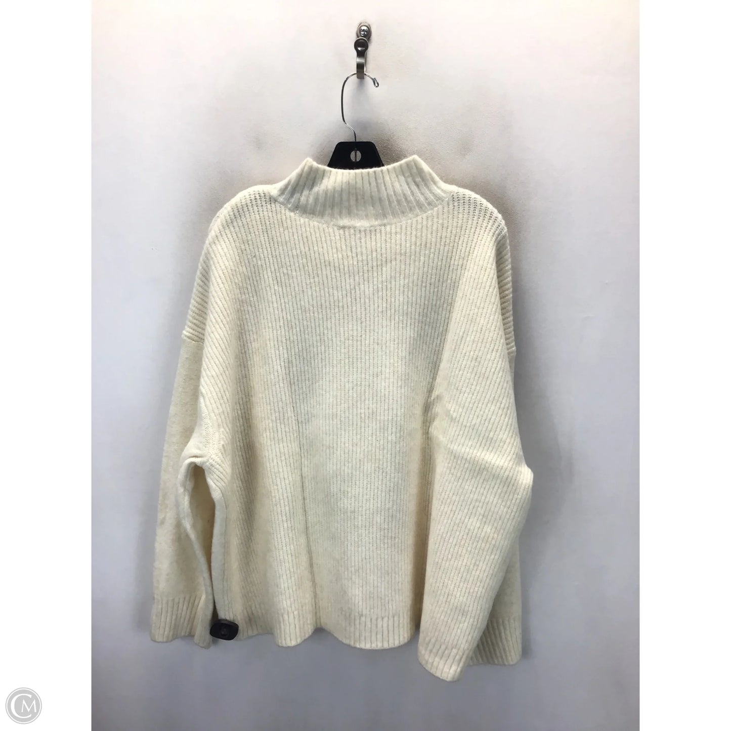 Sweater By Loft In Cream, Size: 20