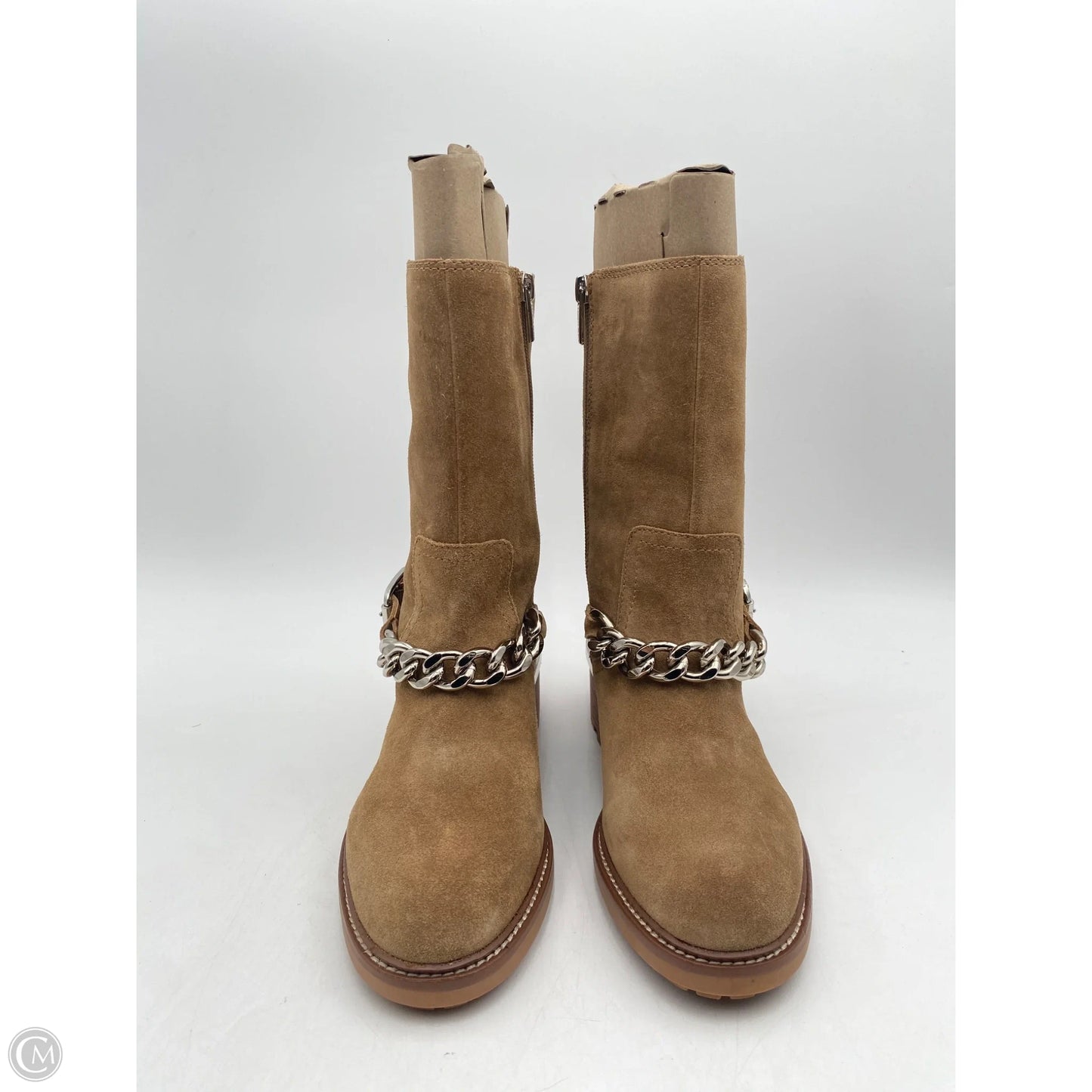 Boots Combat By Vince Camuto In Tan, Size: 6
