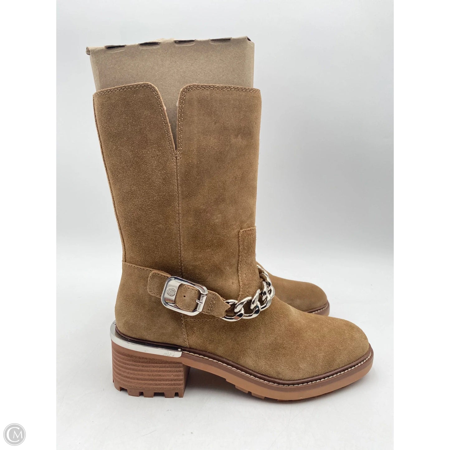 Boots Combat By Vince Camuto In Tan, Size: 6