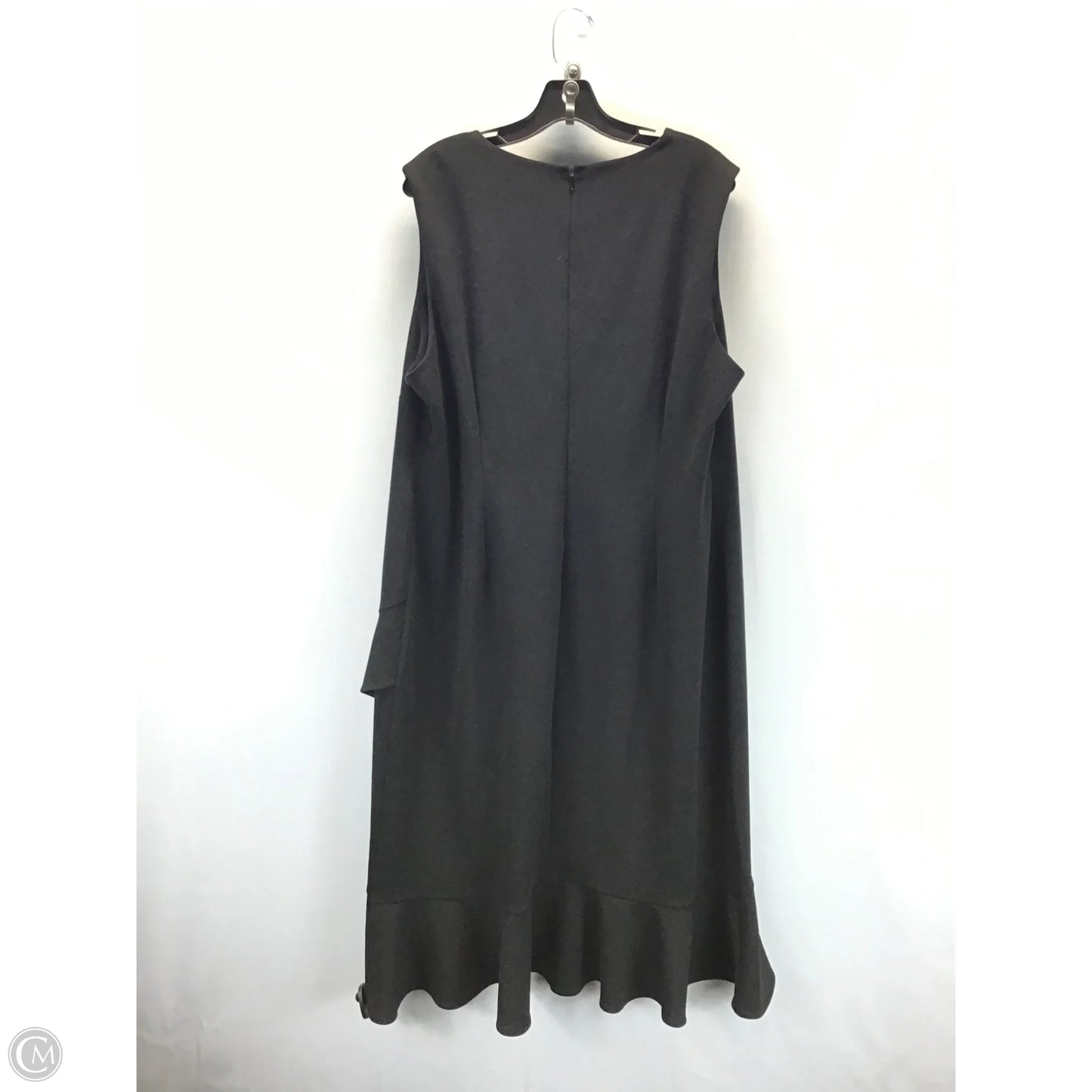 Dress Casual Midi By Calvin Klein In Black, Size: 20