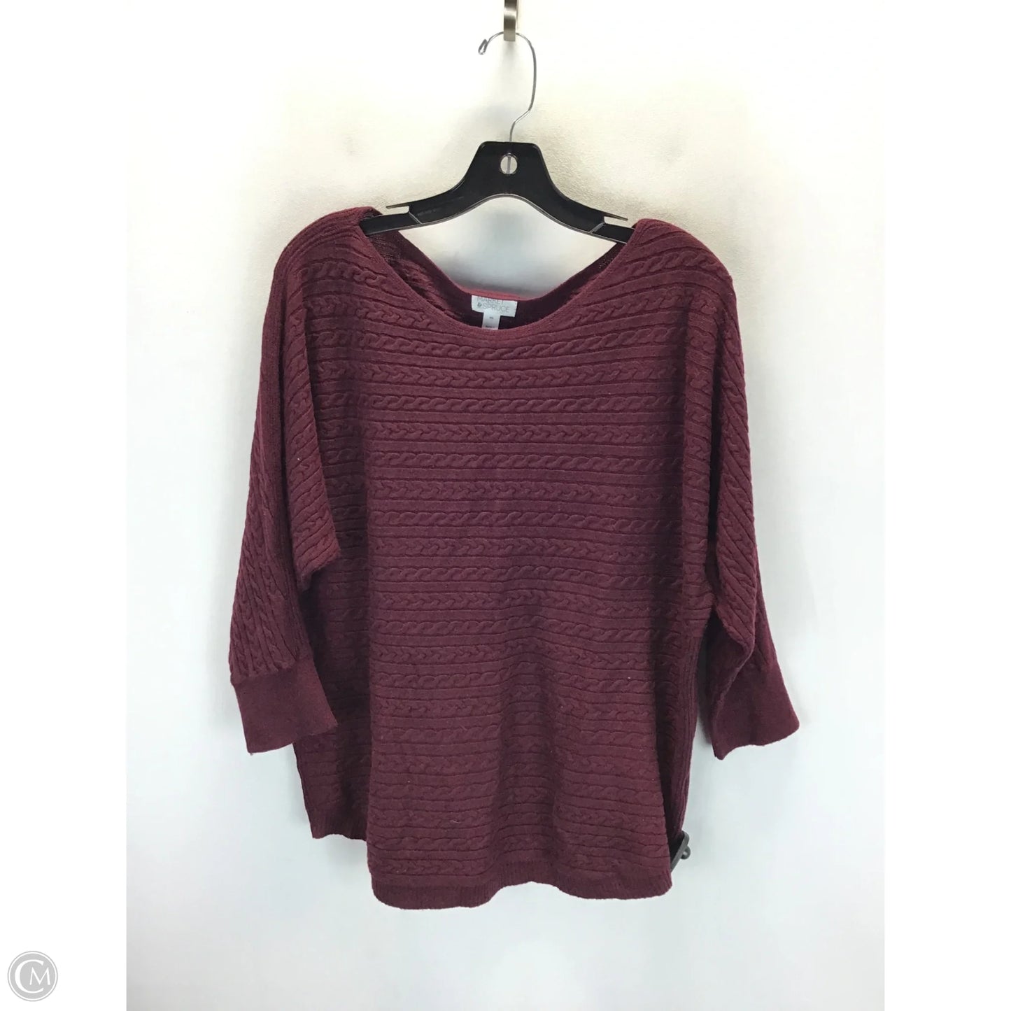 Sweater By Market & Spruce In Maroon, Size: Xxl