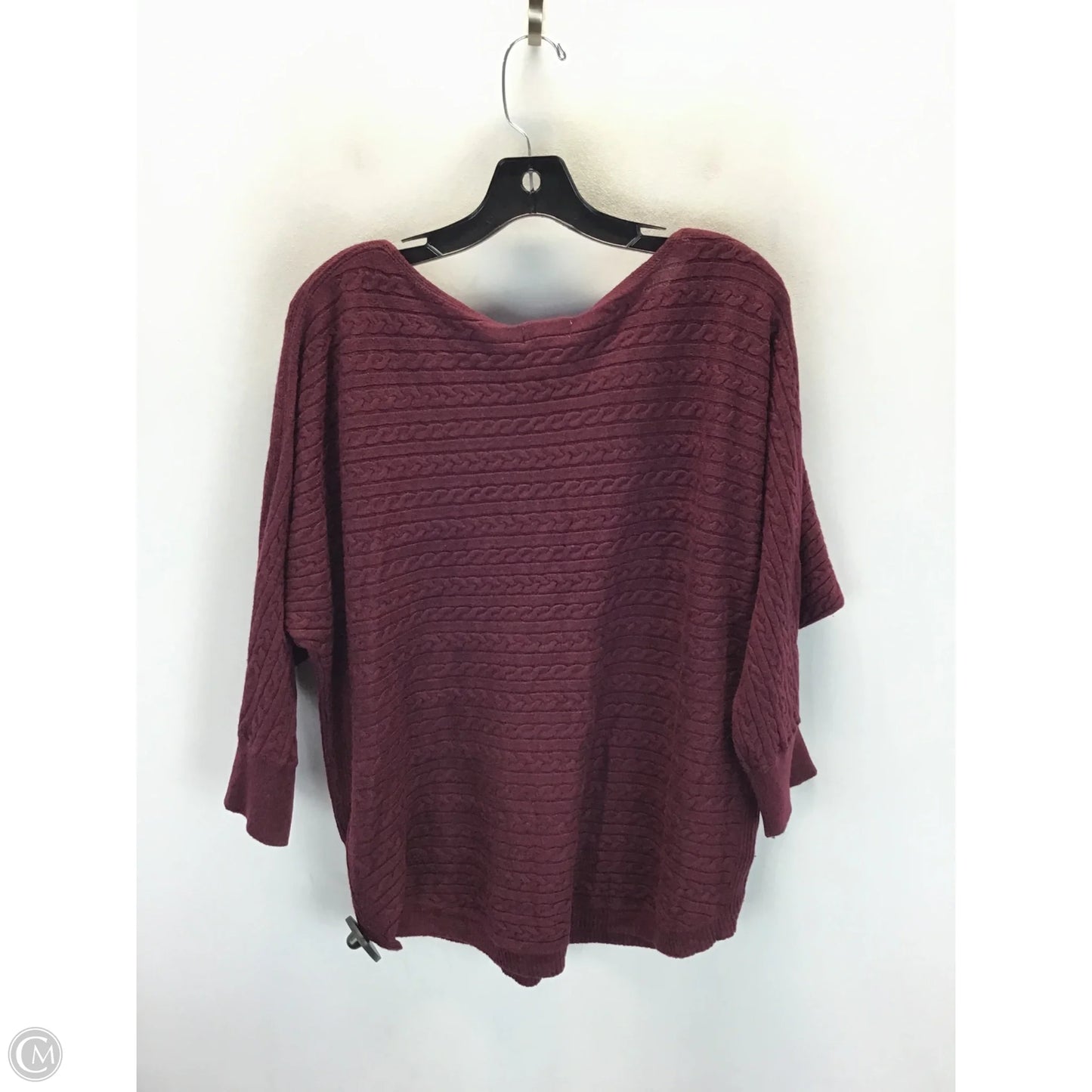 Sweater By Market & Spruce In Maroon, Size: Xxl