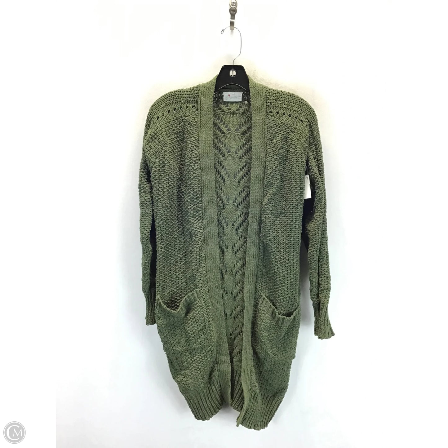 Cardigan By Poof In Green, Size: S