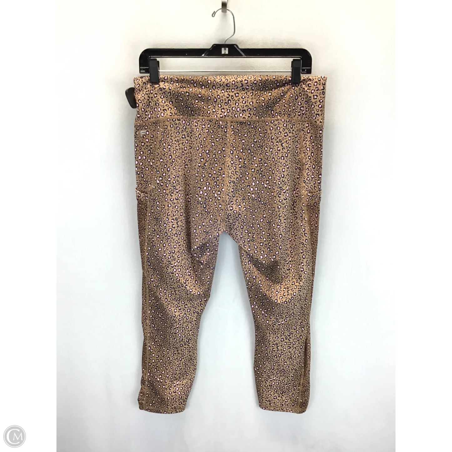 Athletic Leggings By Fabletics In Pink & Tan, Size: Xl