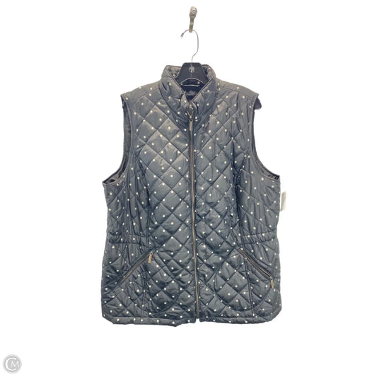 Vest Puffer & Quilted By Talbots In Black, Size: 2x