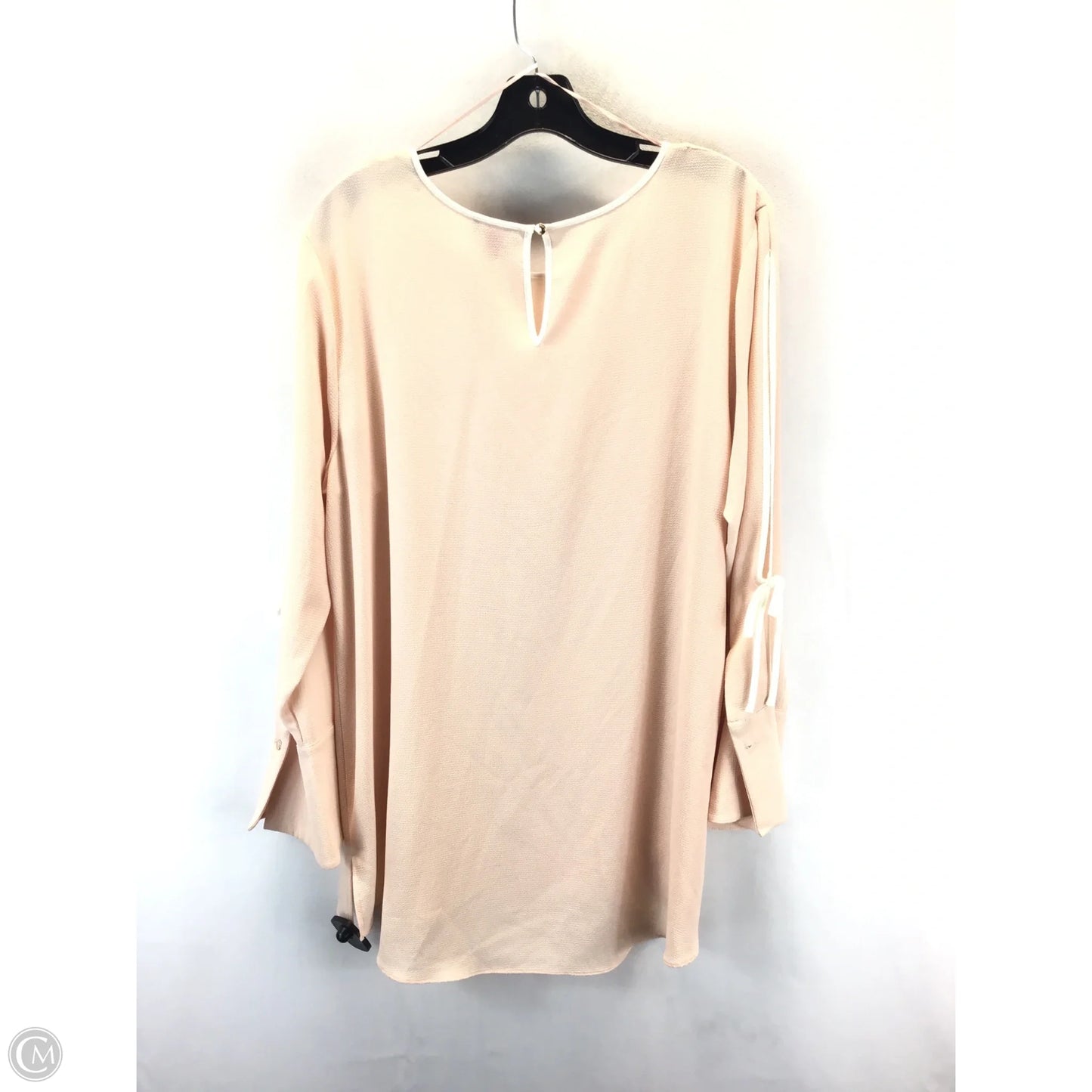Top Long Sleeve By Vince Camuto In Peach, Size: 1x