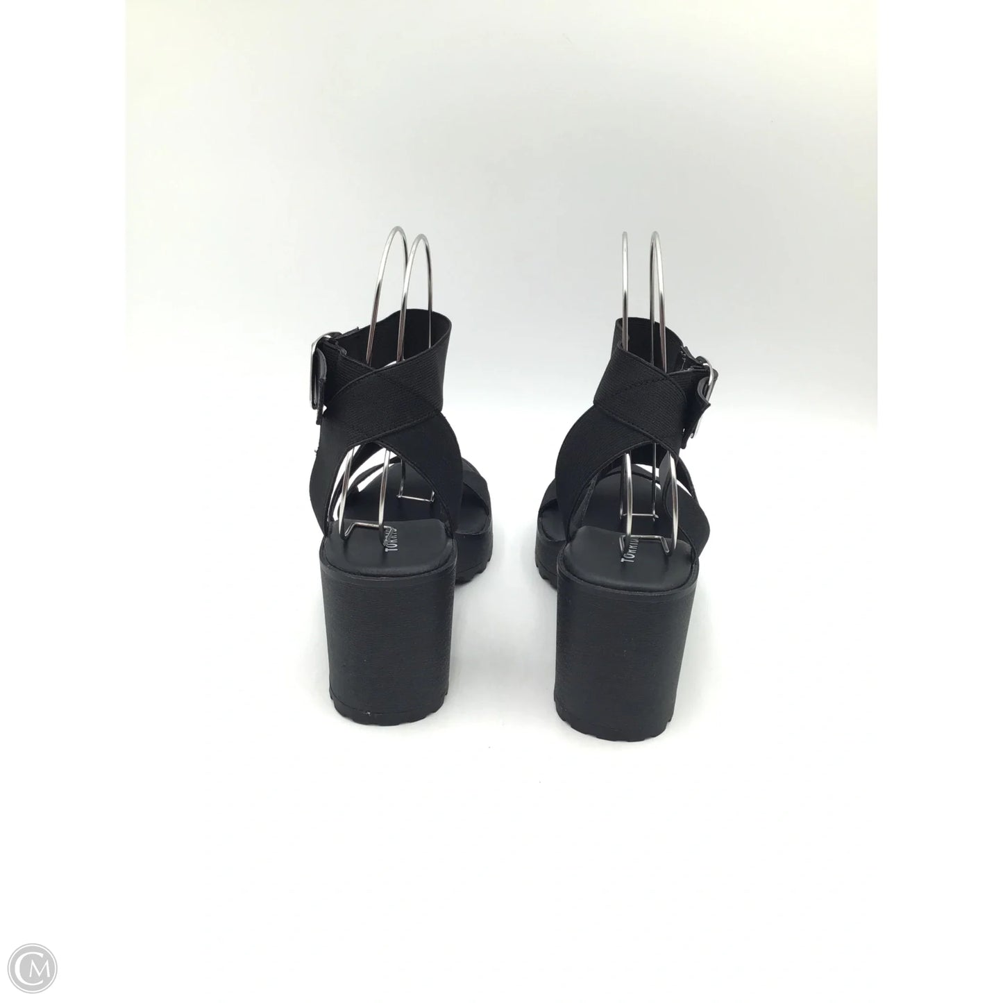 Sandals Heels Block By Torrid In Black, Size: 7.5