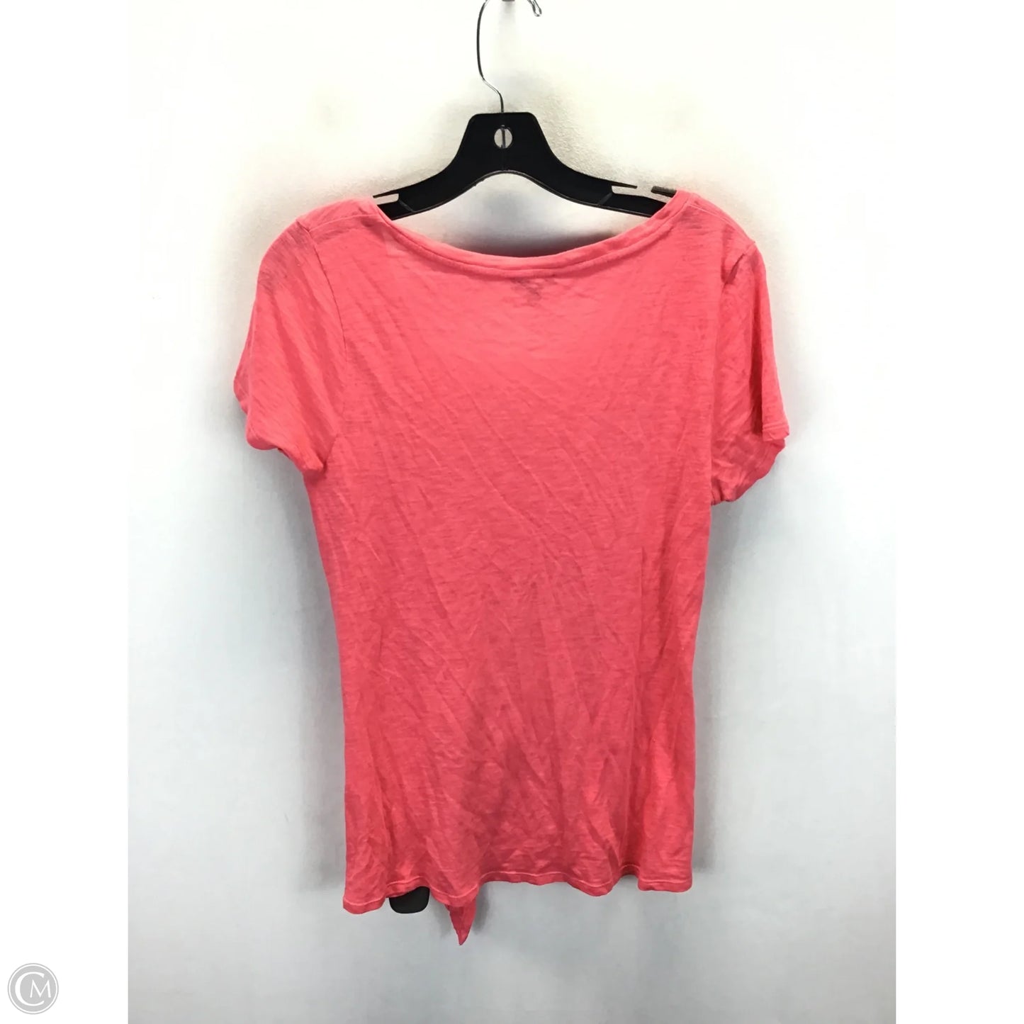 Top Short Sleeve By Express In Pink, Size: S