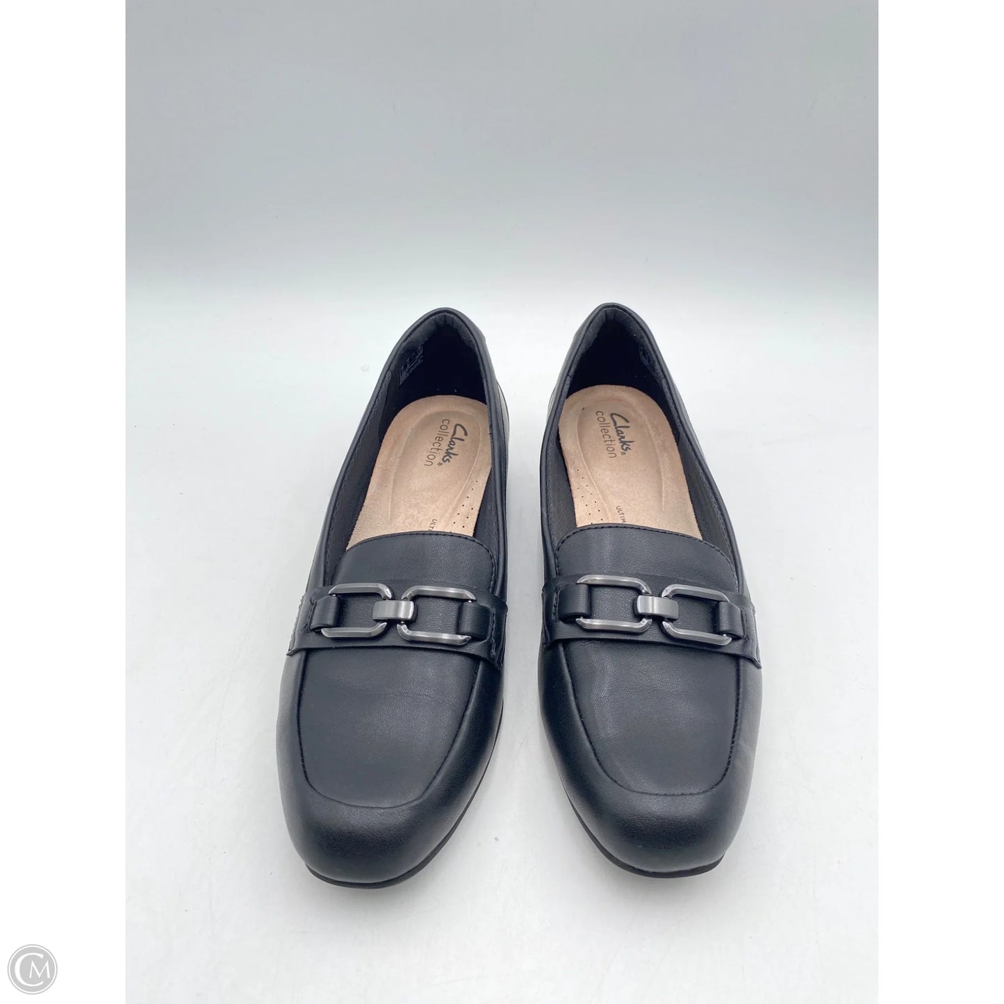 Shoes Flats By Clarks In Black, Size: 10