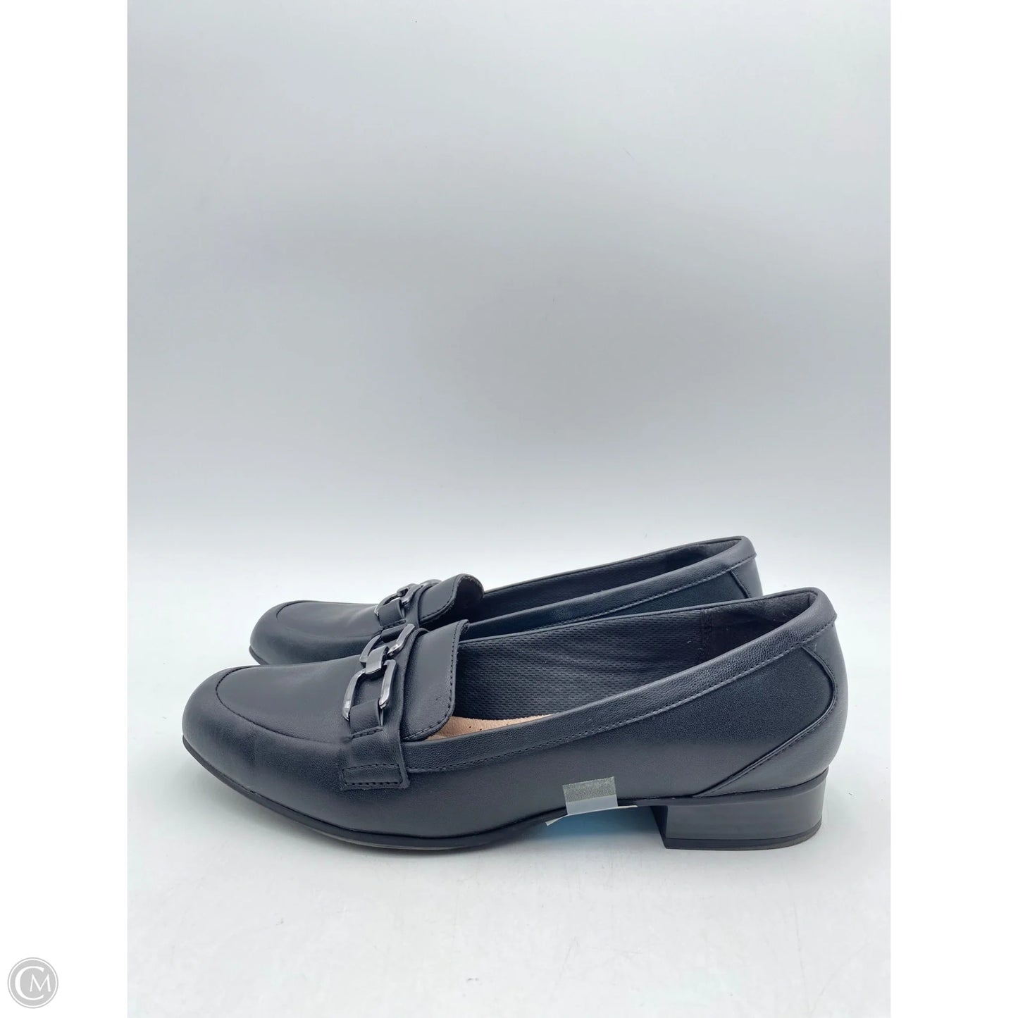 Shoes Flats By Clarks In Black, Size: 10