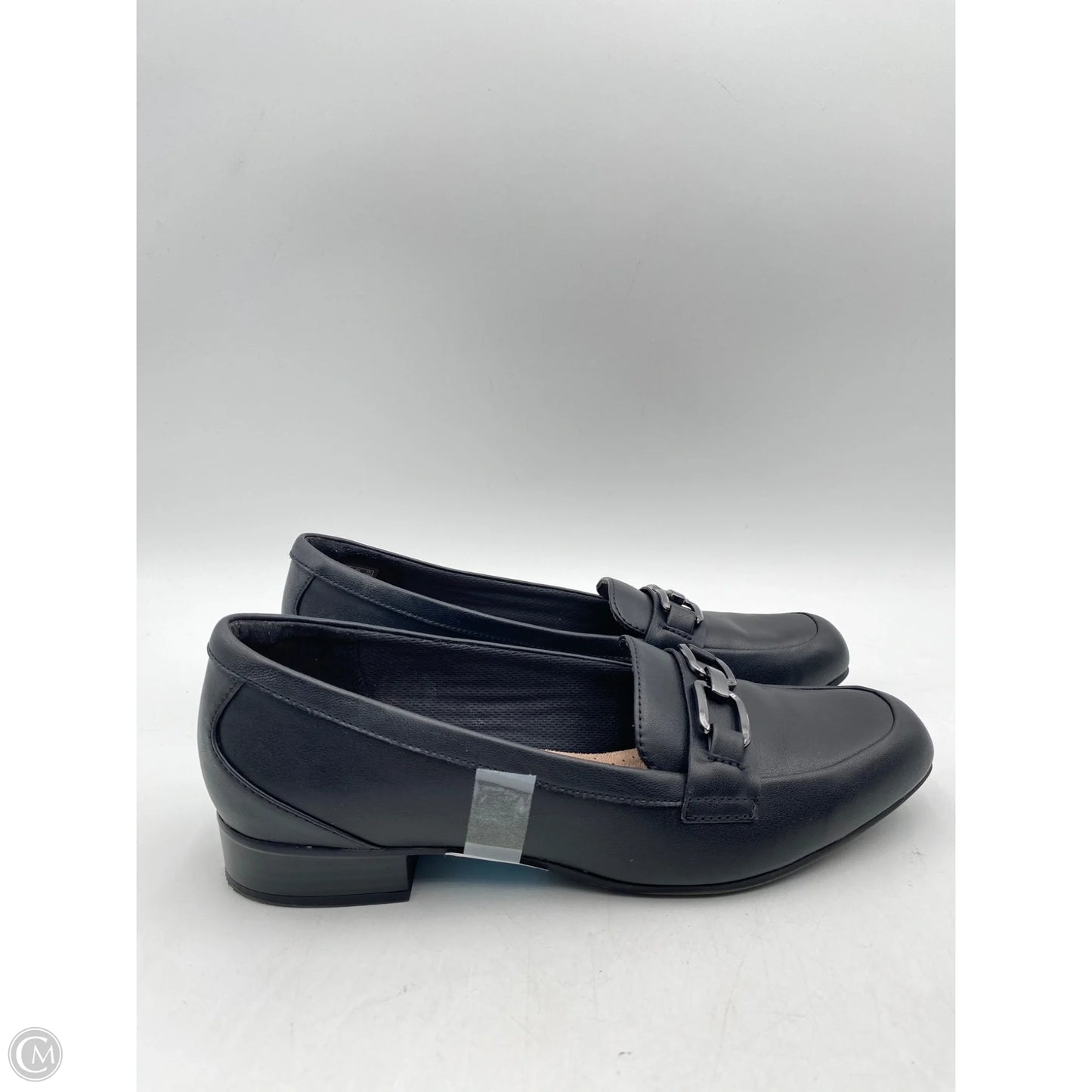 Shoes Flats By Clarks In Black, Size: 10