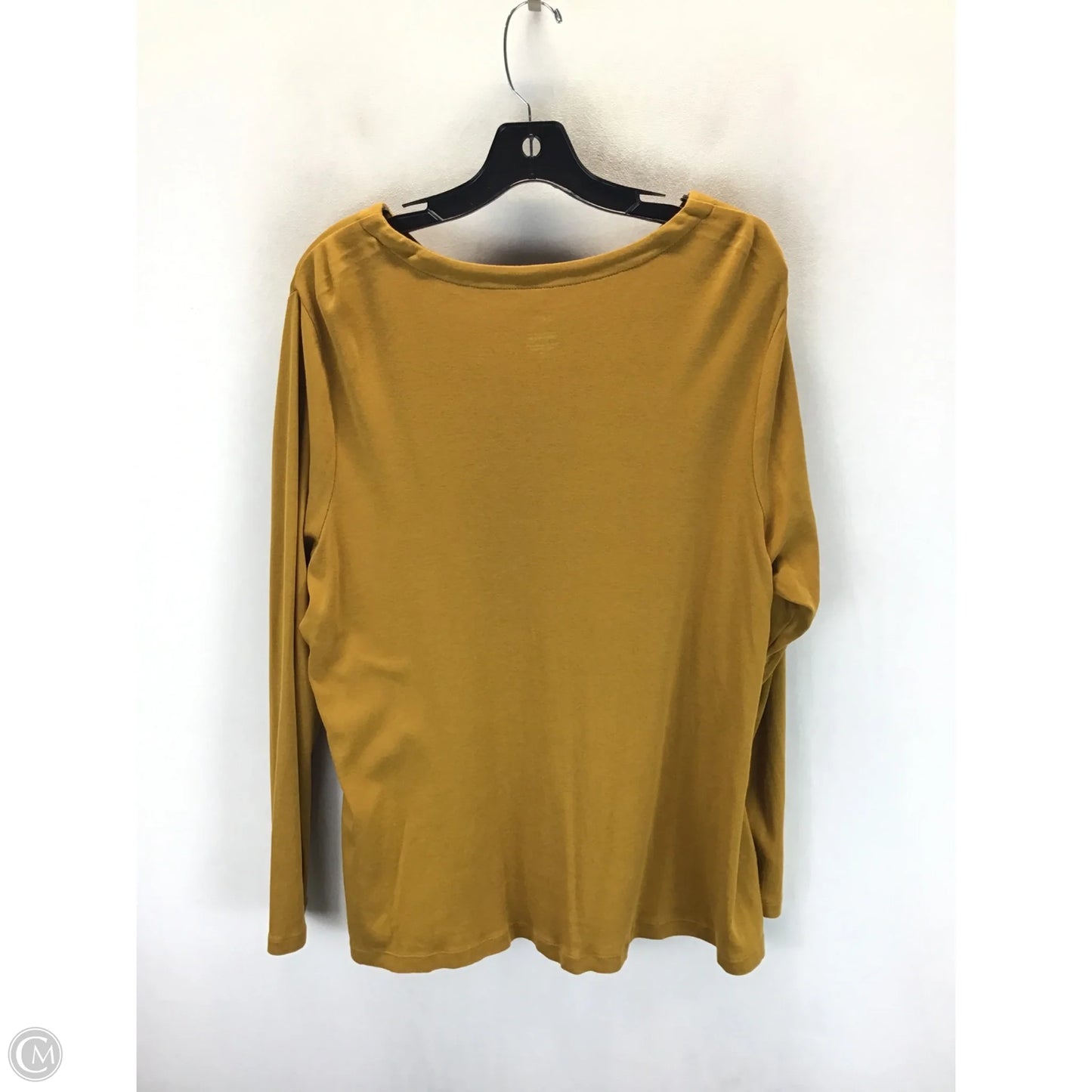 Top Long Sleeve By J. Jill In Yellow, Size: Xl