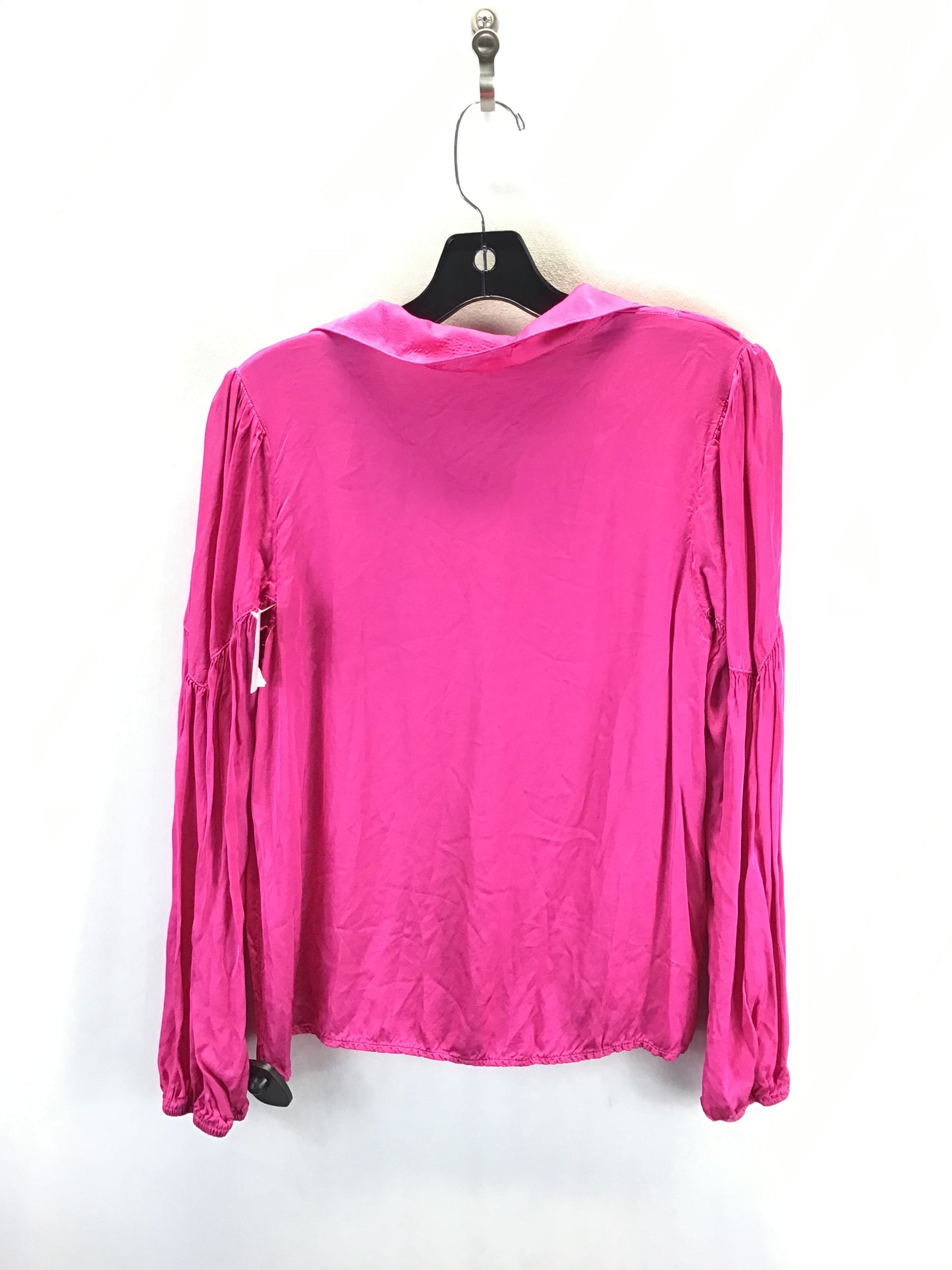 Top Long Sleeve By Amadi In Pink, Size: Xs