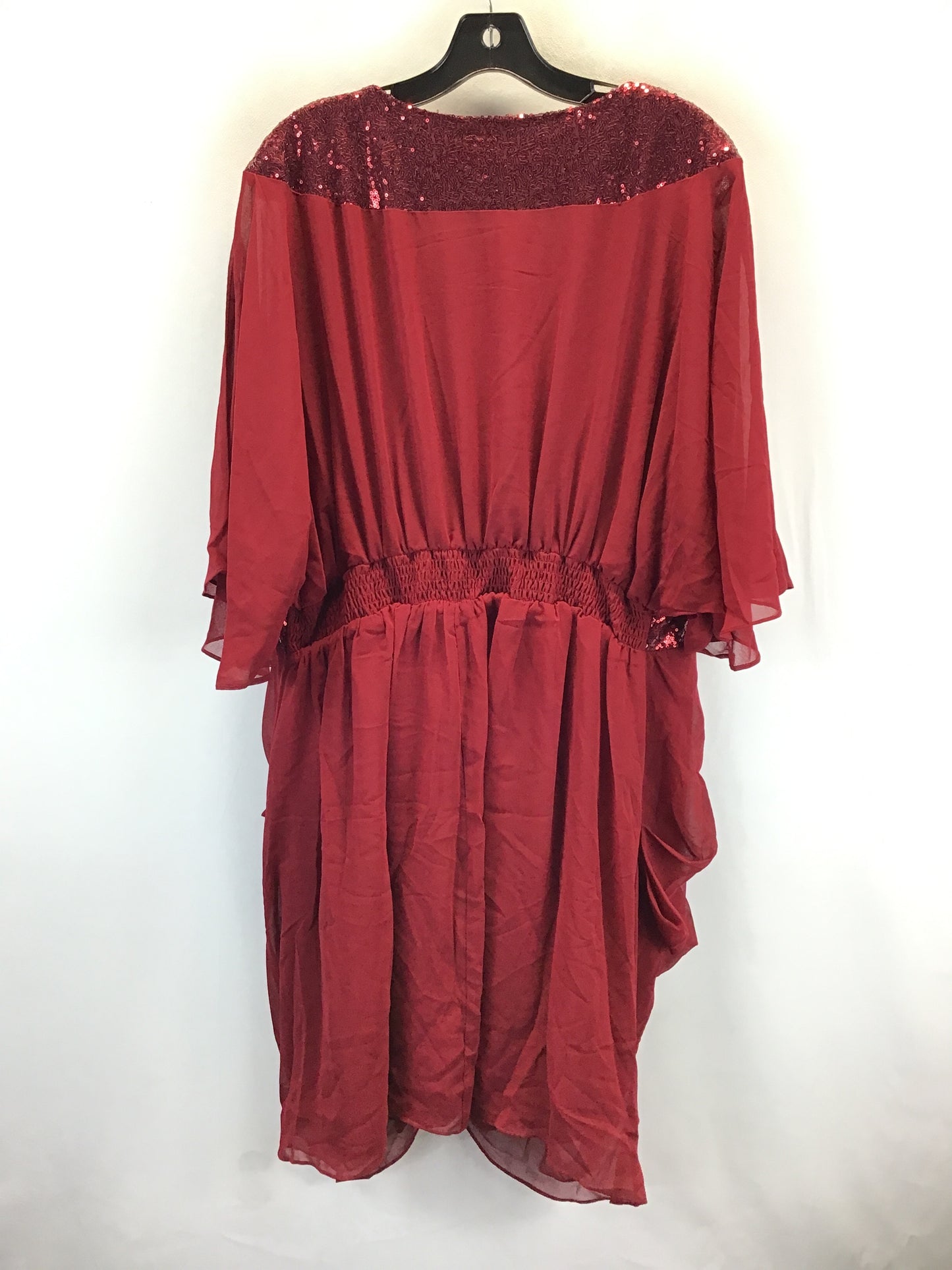 Dress Party Midi By City Chic In Red, Size: Xxl
