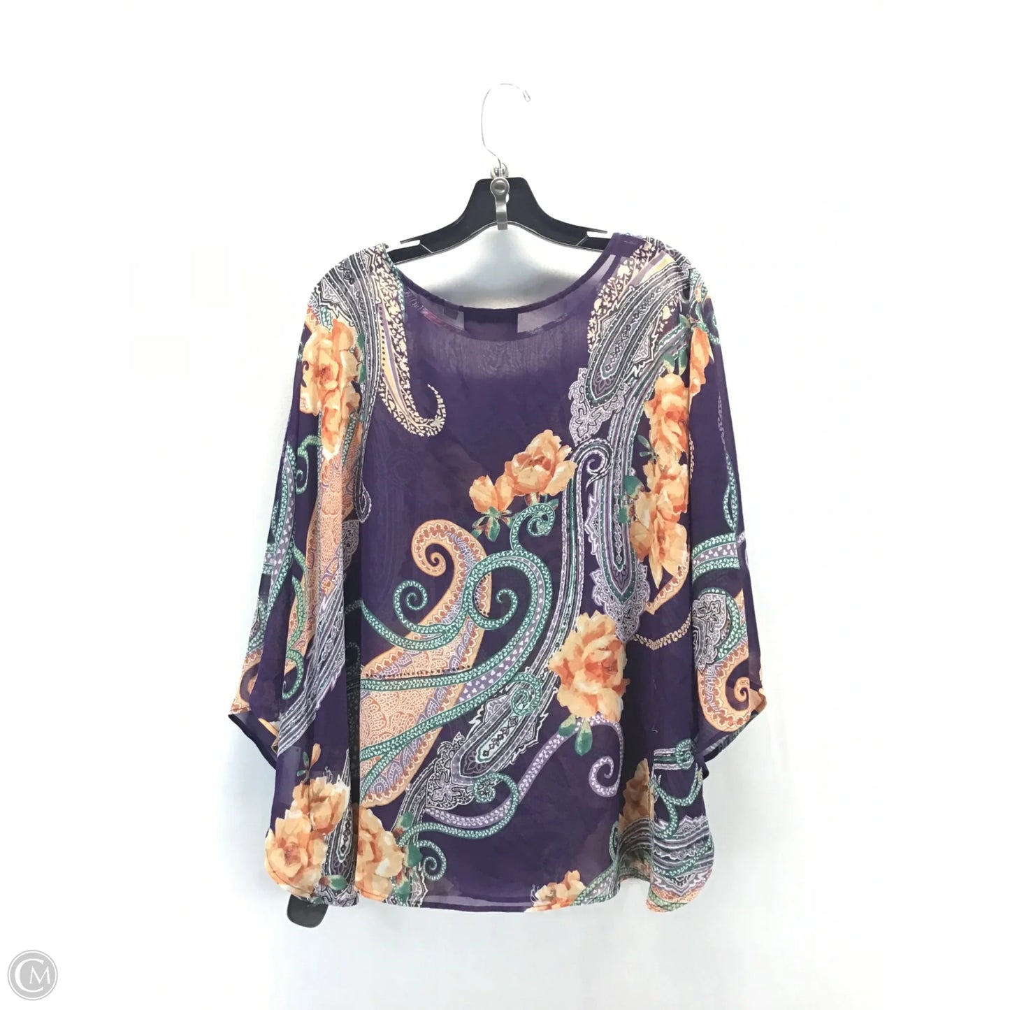 Shawl By Bob Mackie Qvc In Multi-colored, Size: 1x