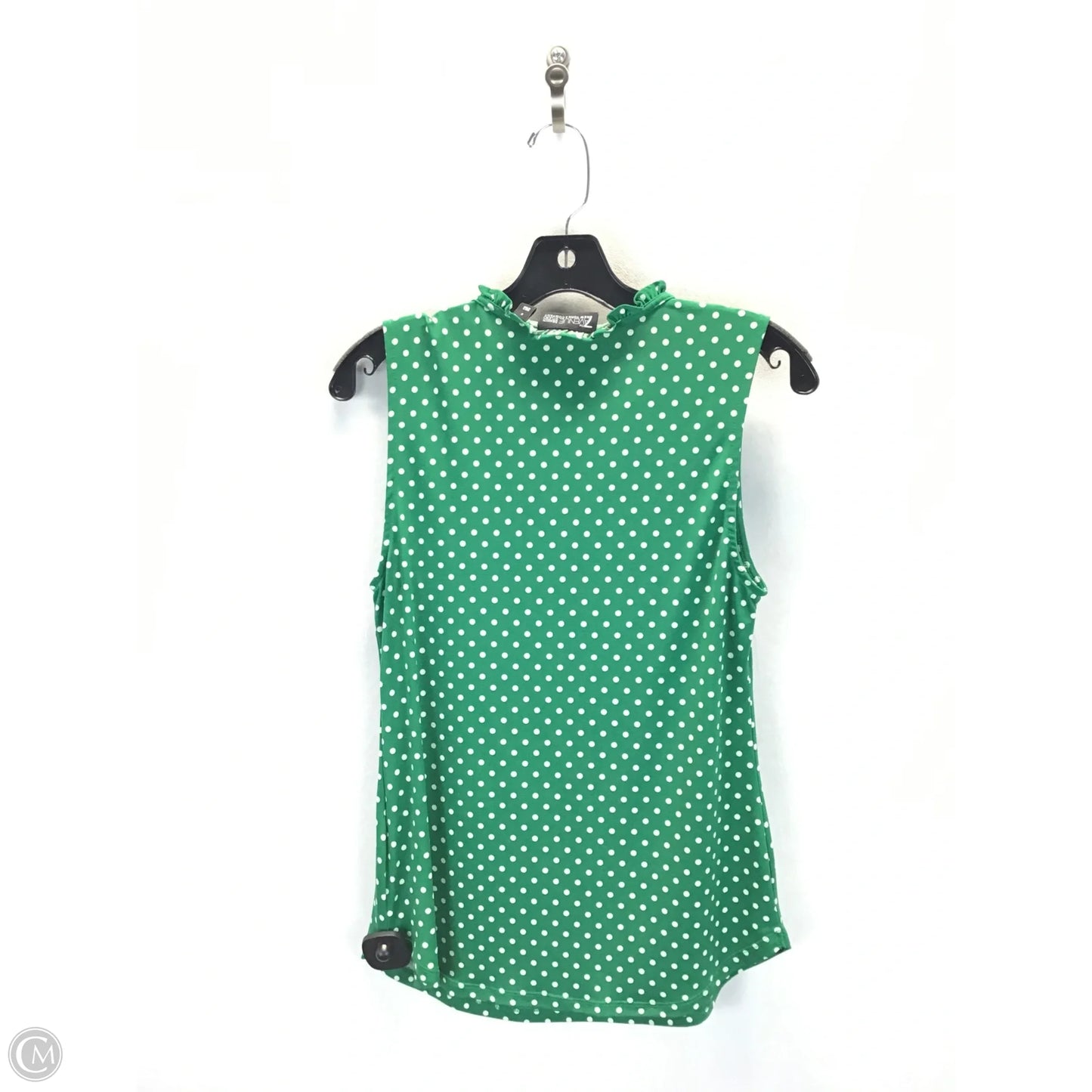 Top Sleeveless By New York And Co In Polkadot Pattern, Size: S