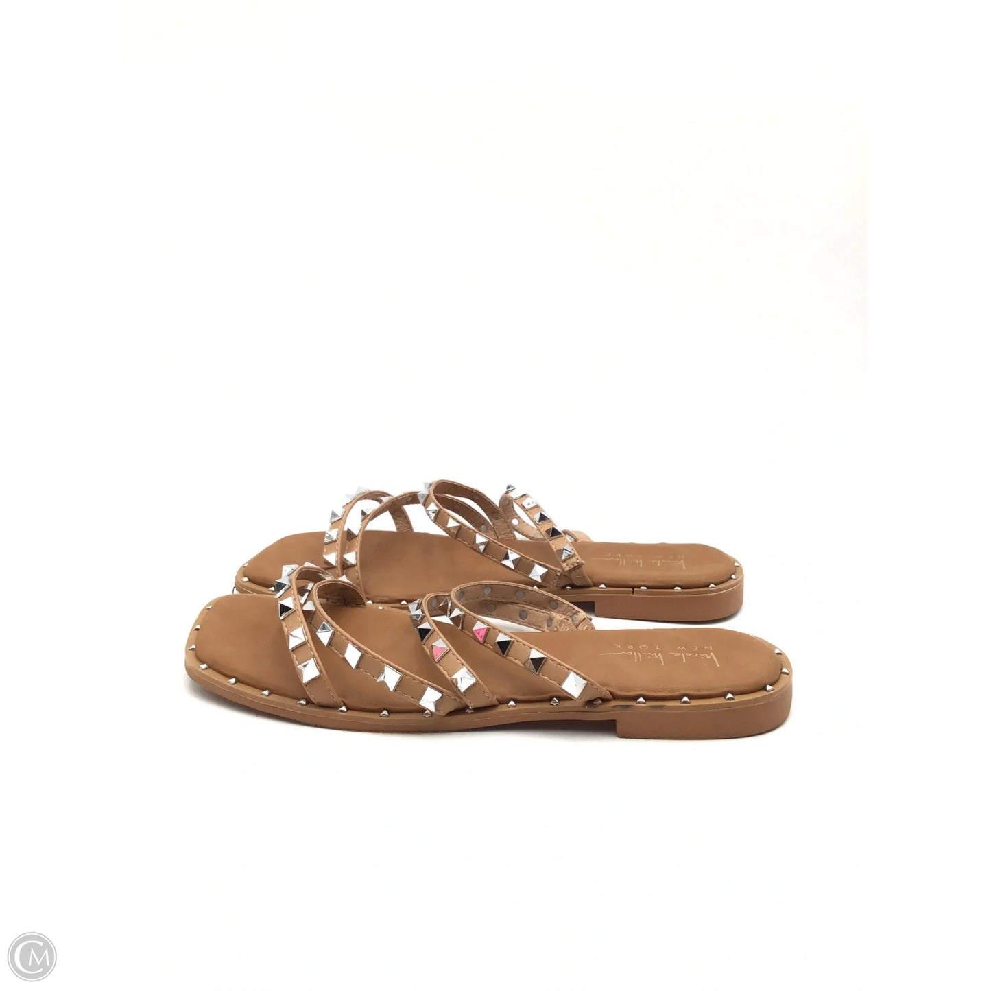 Sandals Flats By Nicole Miller In Tan, Size: 10
