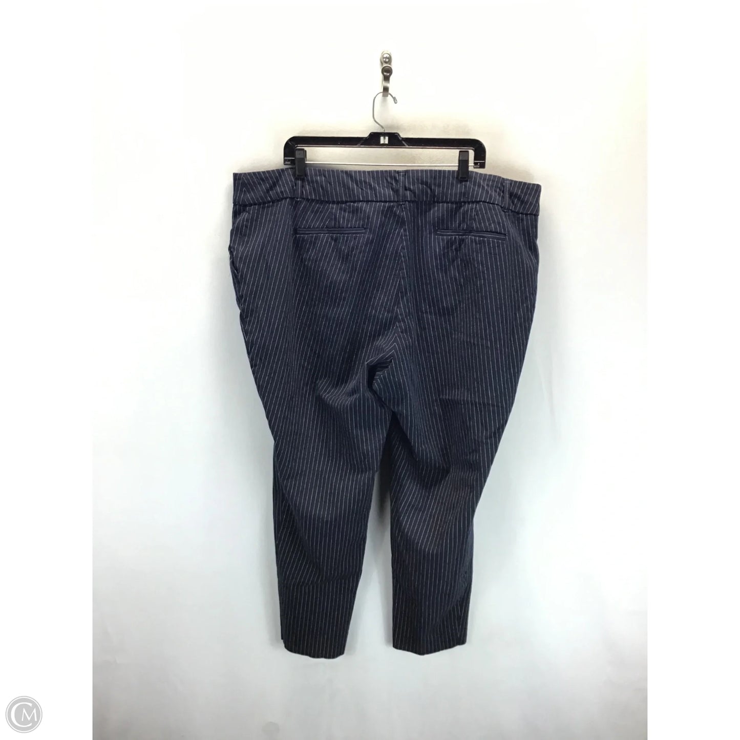 Pants Dress By Loft In Blue & White, Size: 20