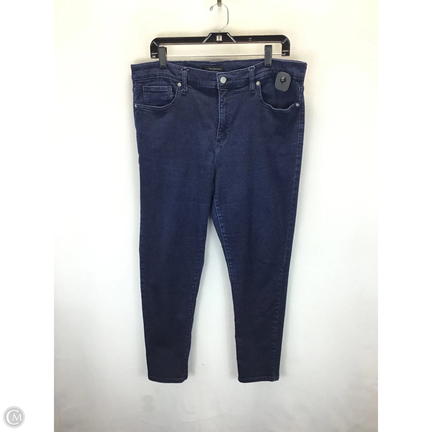 Jeans Skinny By Banana Republic In Blue, Size: 16