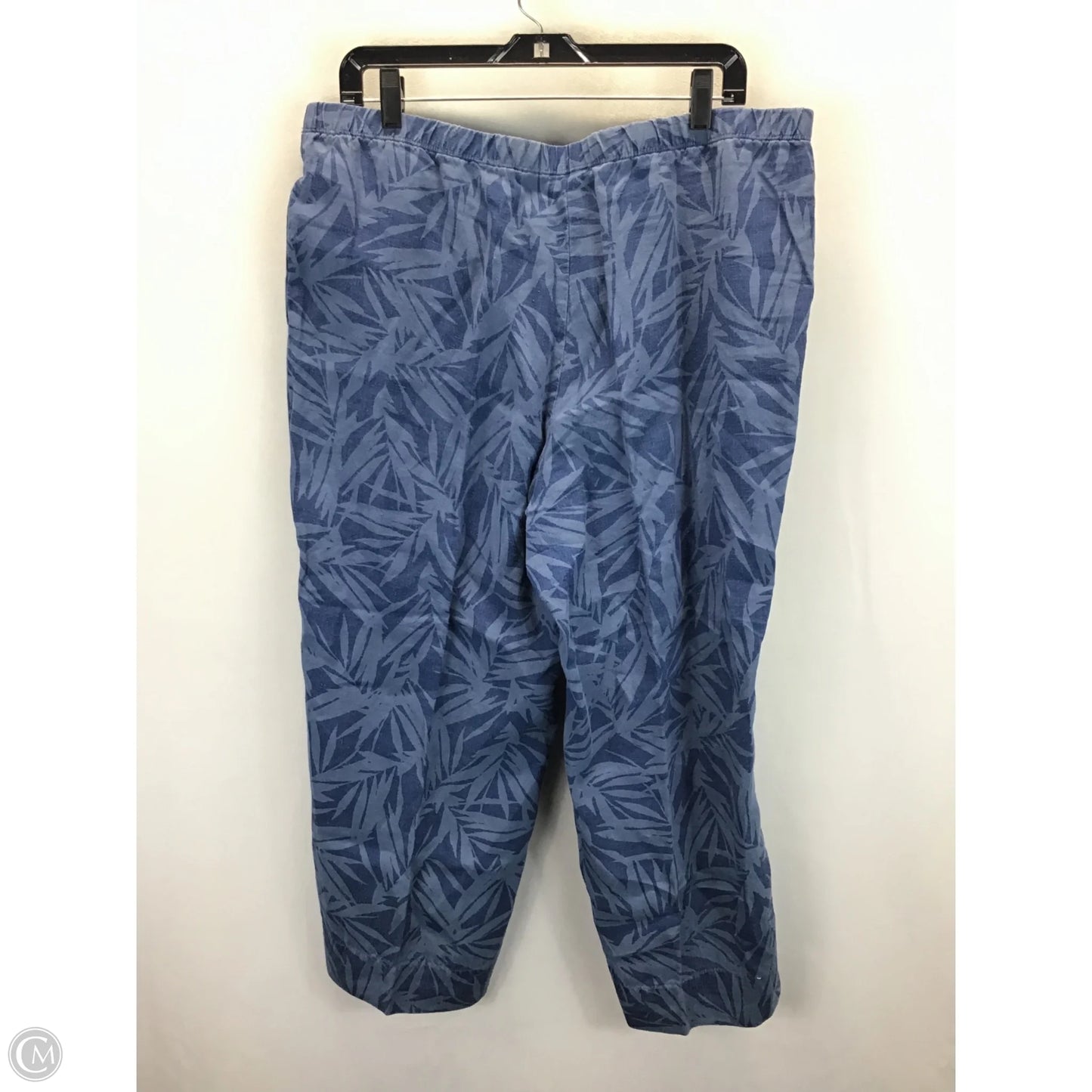 Pants Linen By J. Jill In Blue, Size: L
