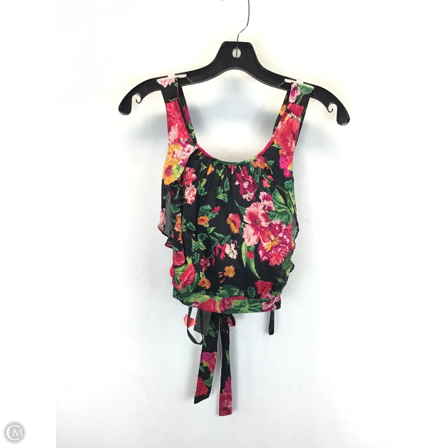 Top Sleeveless By Bcbgmaxazria In Floral Print, Size: M