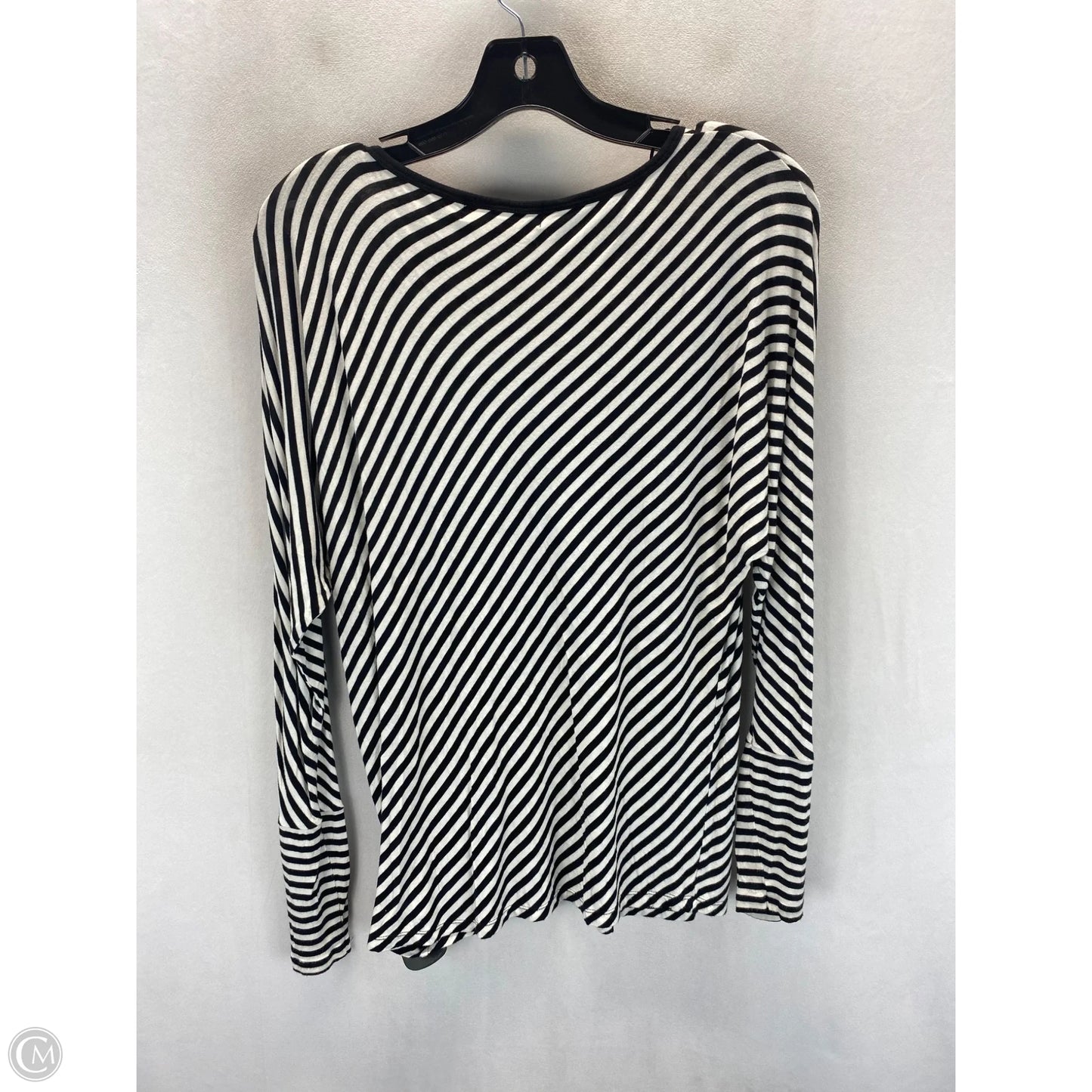 Top Long Sleeve By Michael By Michael Kors In Striped Pattern, Size: Mp