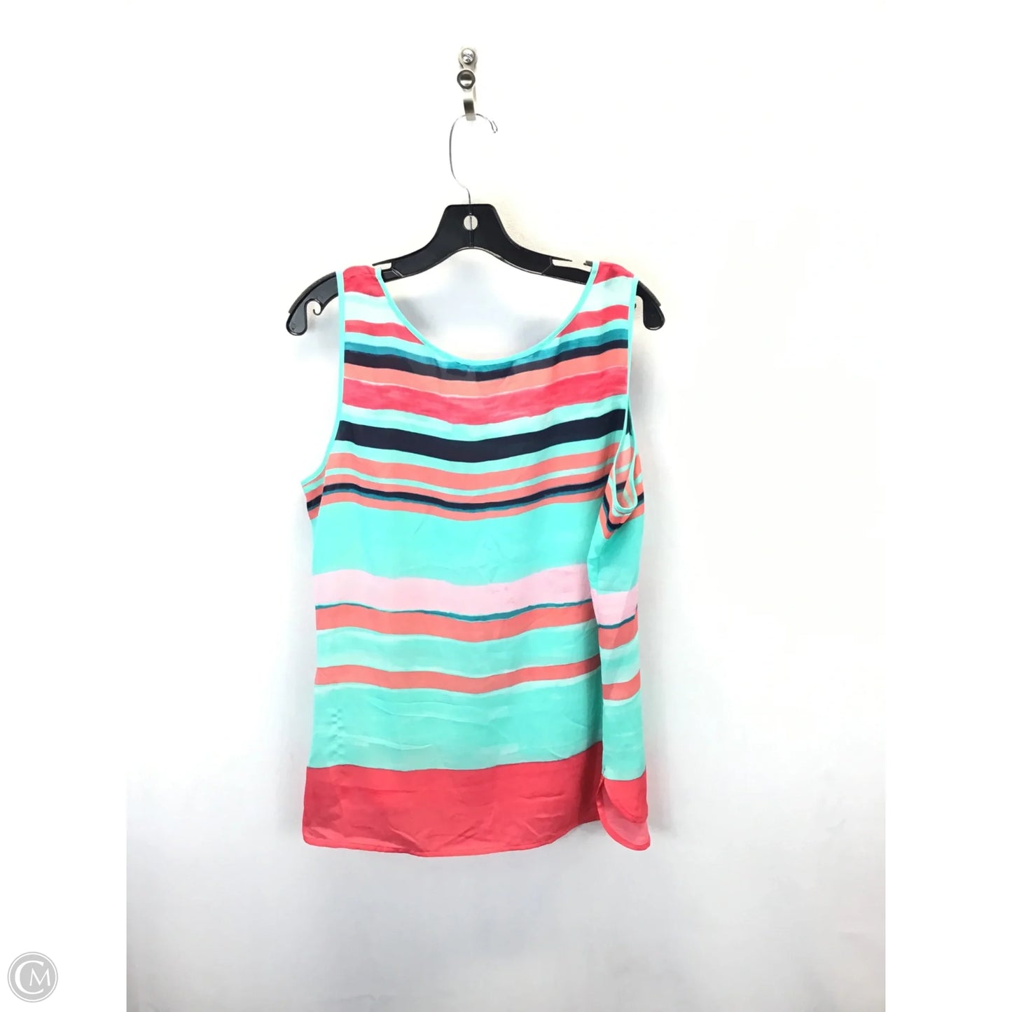 Top Sleeveless By Liz Claiborne In Multi-colored, Size: Xlp
