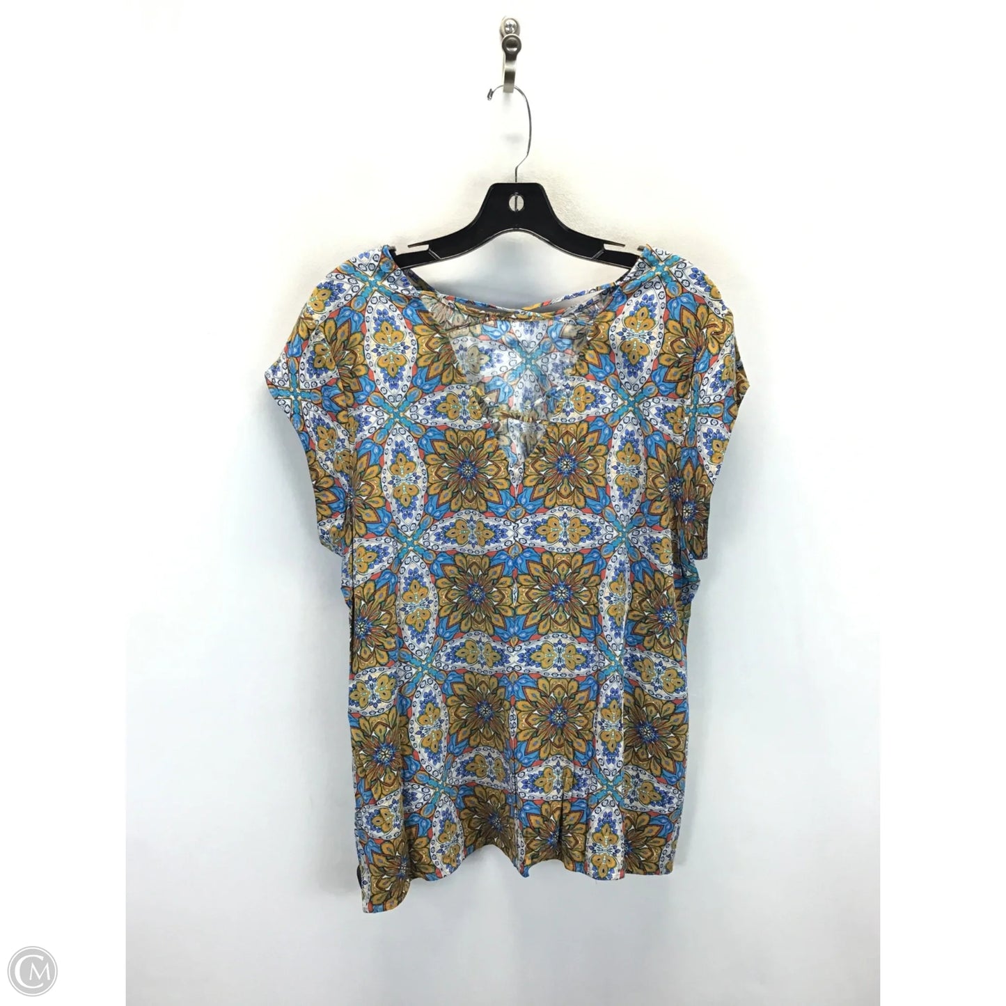 Top Sleeveless By Dr2 In Floral Print, Size: Xl