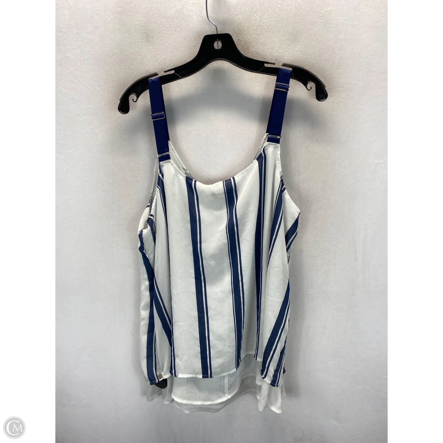 Top Sleeveless By Lane Bryant In Striped Pattern, Size: 20