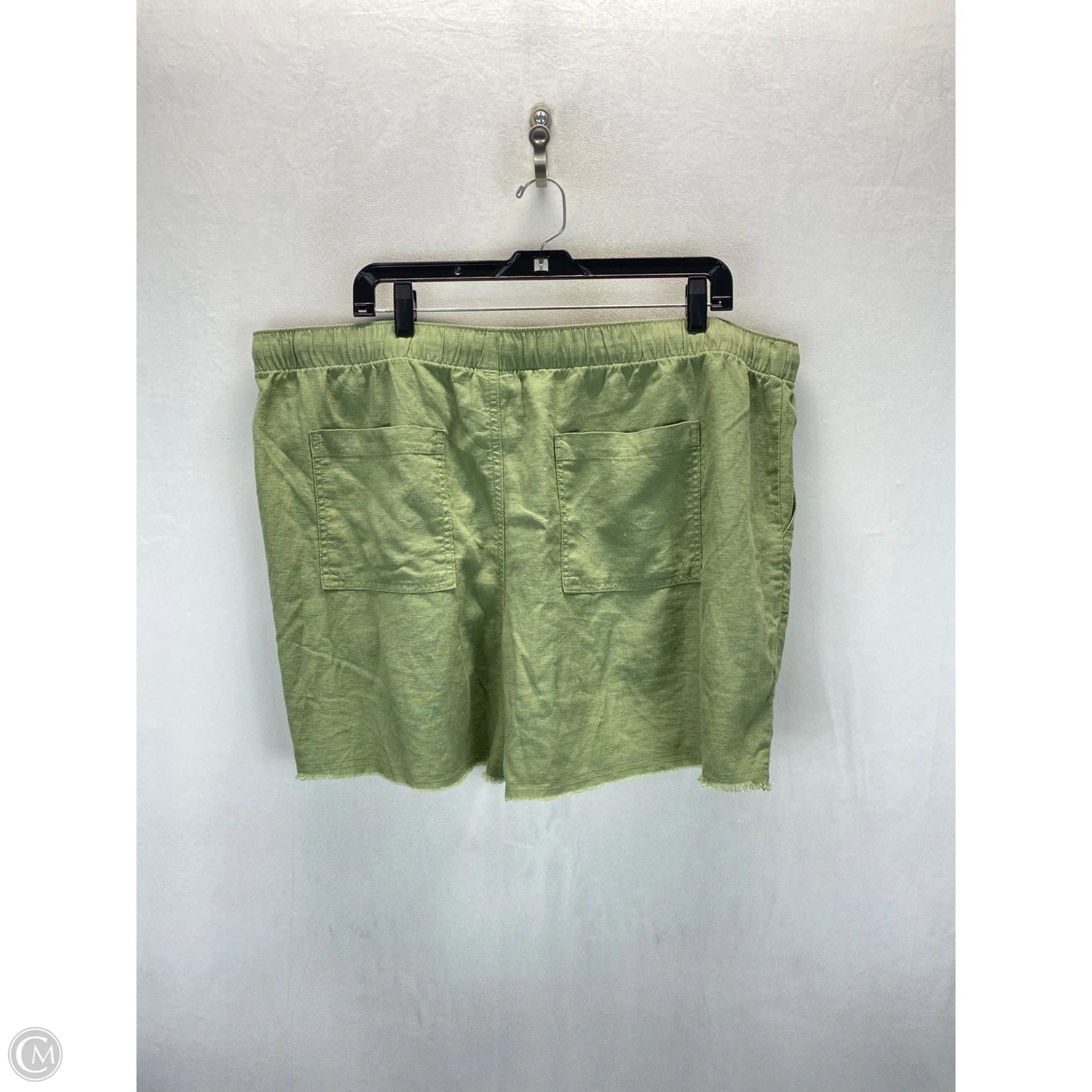 Shorts By Ana In Green, Size: 1x