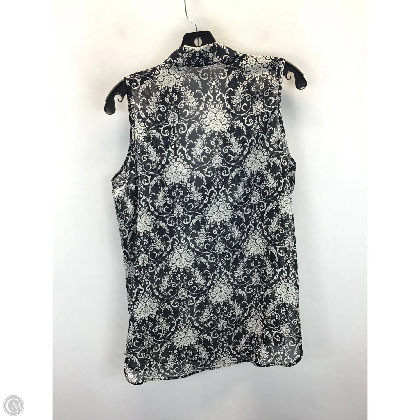 Top Sleeveless By Pleione In Floral Print, Size: M