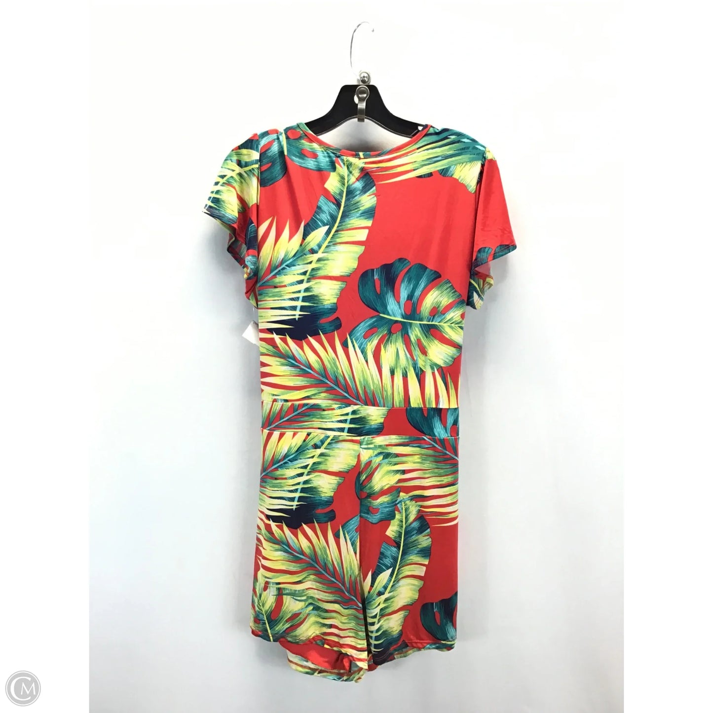 Romper By Fashion Nova In Floral Print, Size: 2x