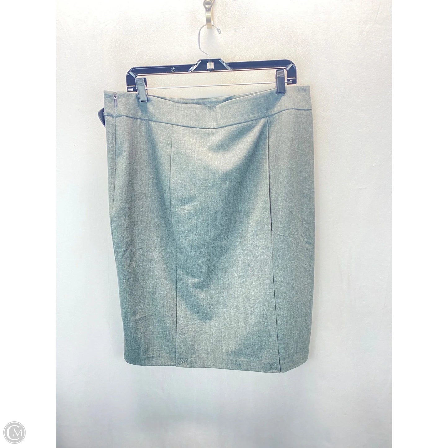 Skirt Midi By New York And Co In Grey, Size: 14