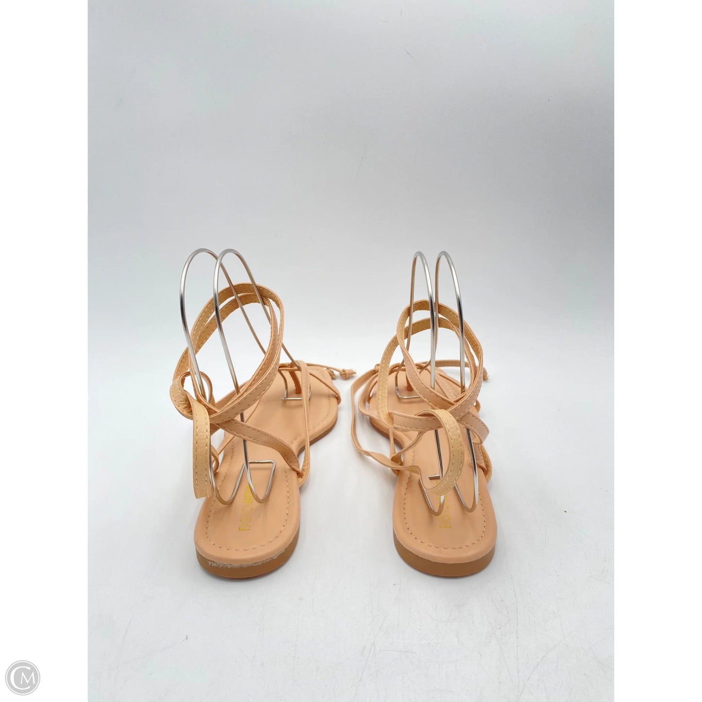 Sandals Flats By Fashion Nova In Pink, Size: 9