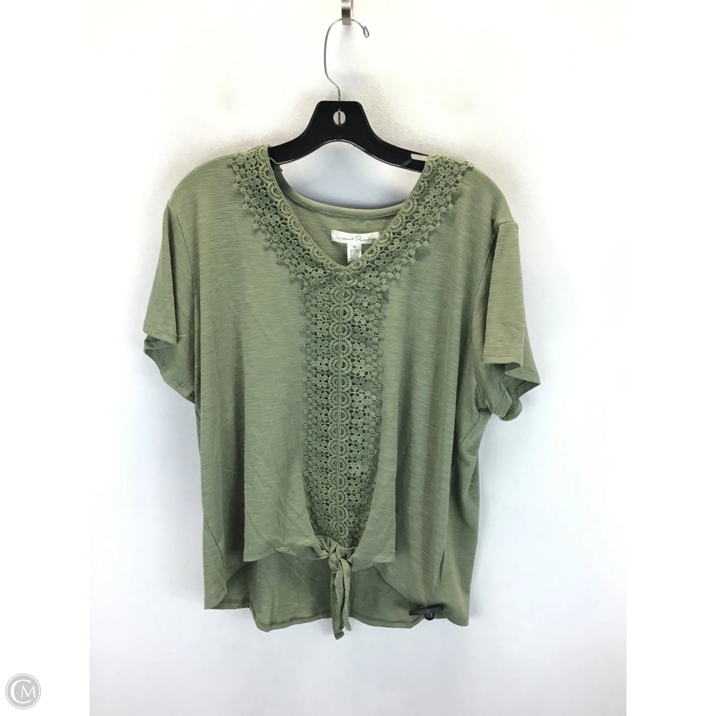 Top Short Sleeve By French Laundry In Green, Size: Xl