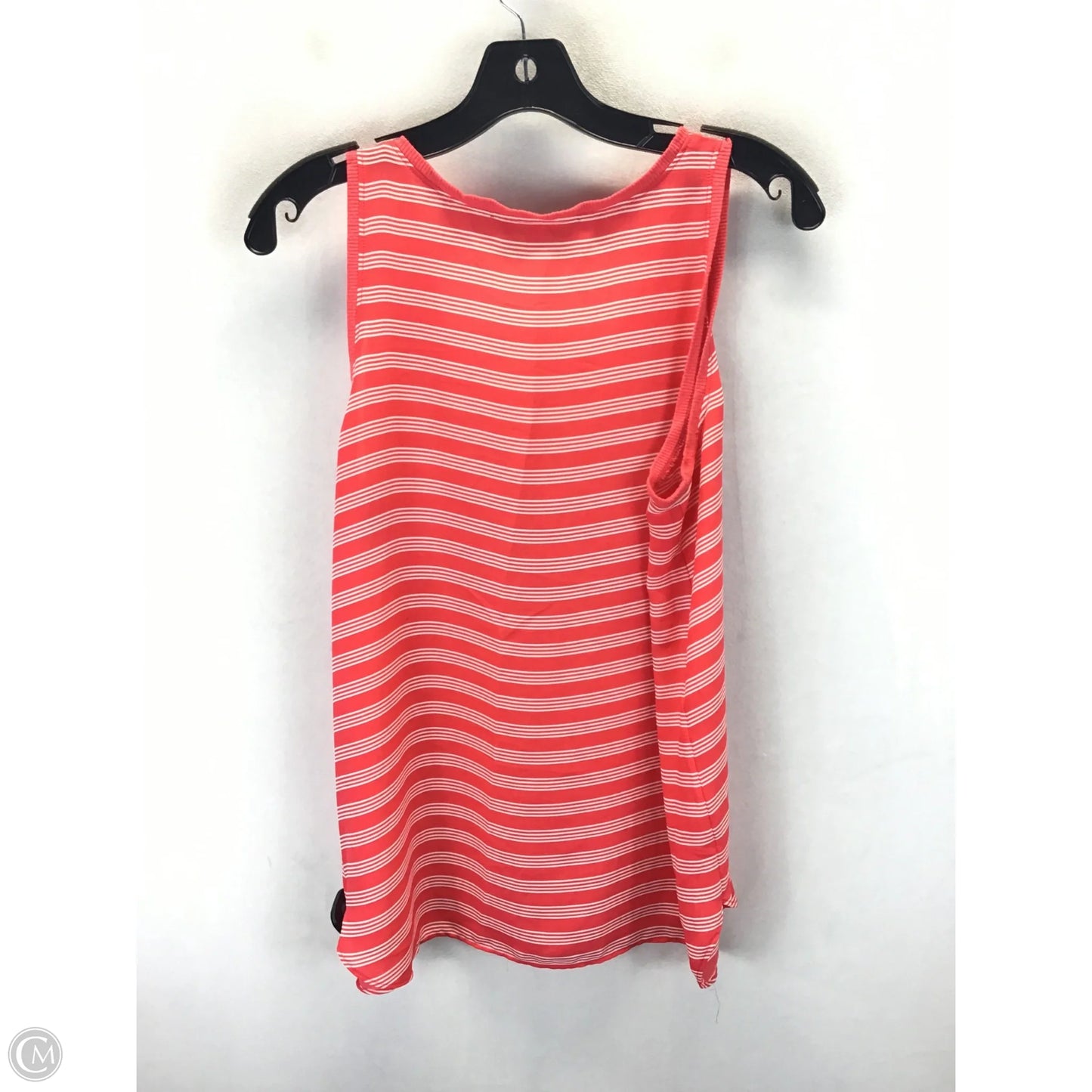 Top Sleeveless By Loft In Striped Pattern, Size: M