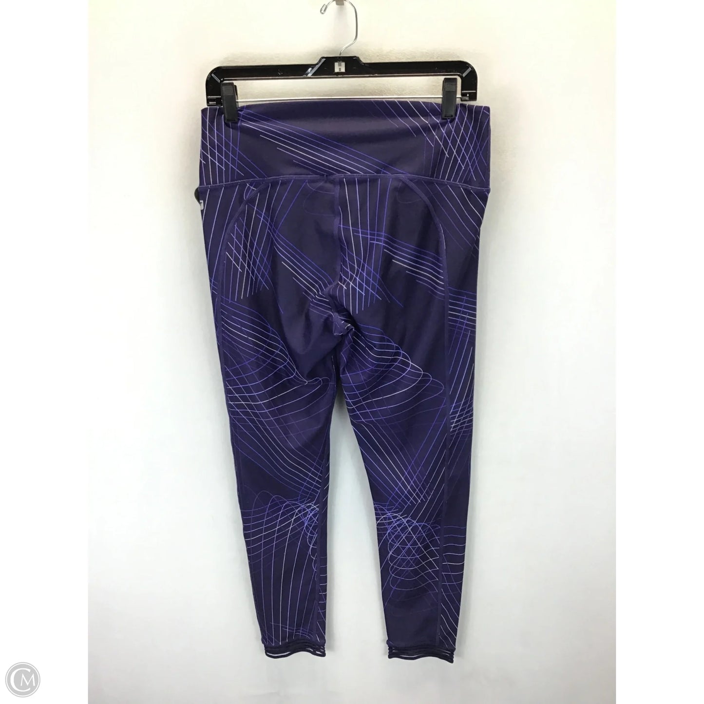 Athletic Leggings By Fabletics In Blue & Purple, Size: L