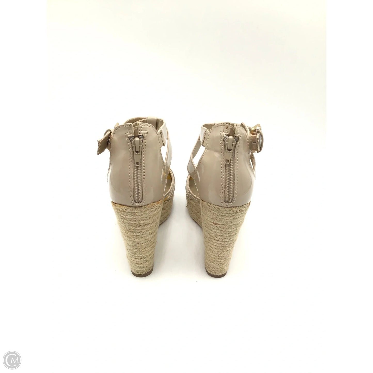 Sandals Heels Wedge By G By Guess In Tan, Size: 10